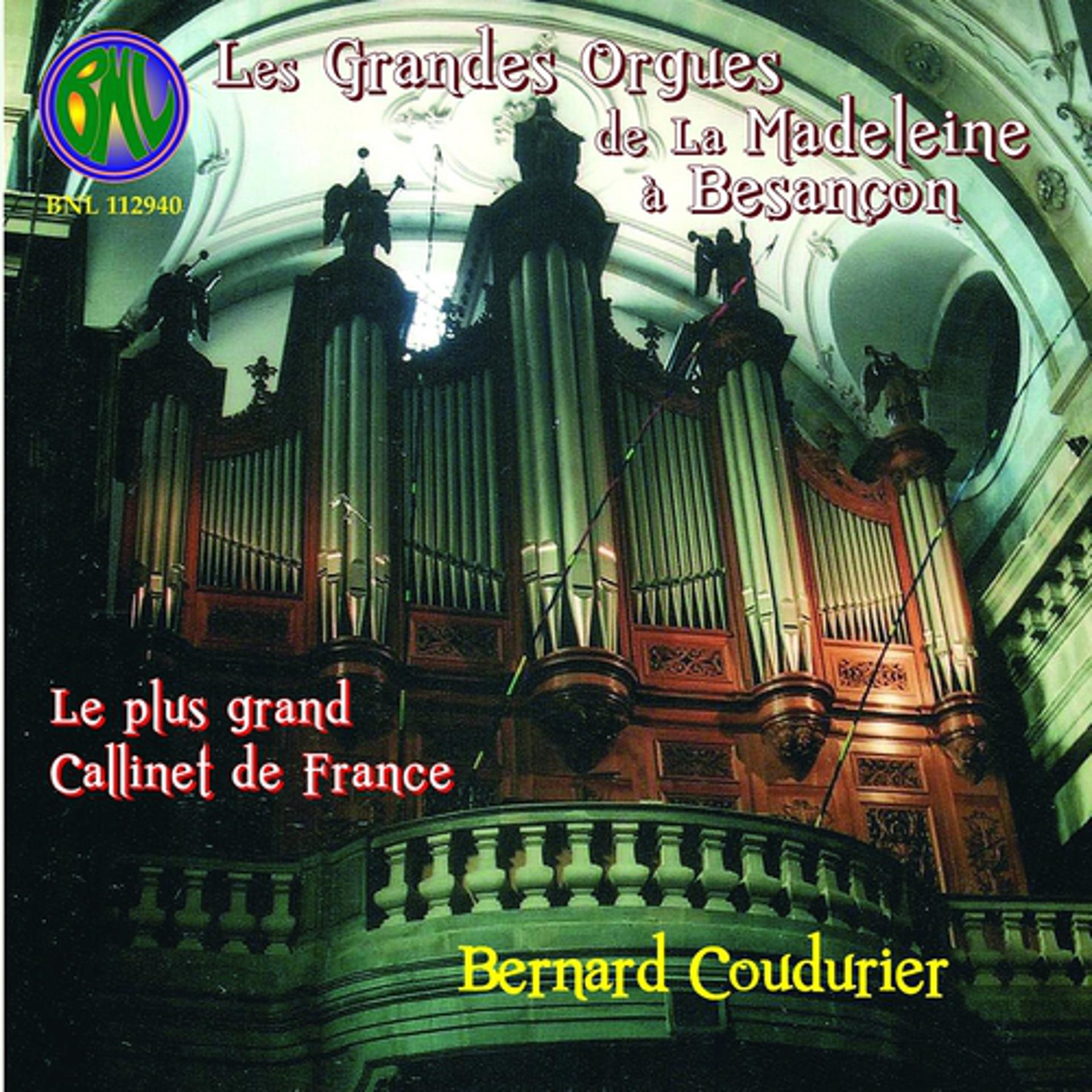 Постер альбома Les Grandes Orgues Callinet de La Madeleine à Besançon