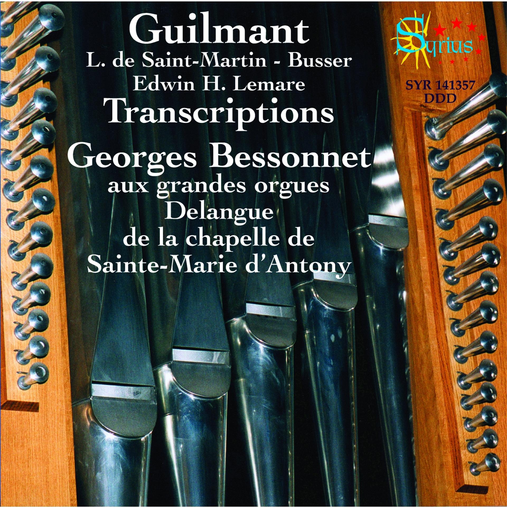 Постер альбома Berlioz, Saint Saens, Schumann: Transcriptions pour orgue