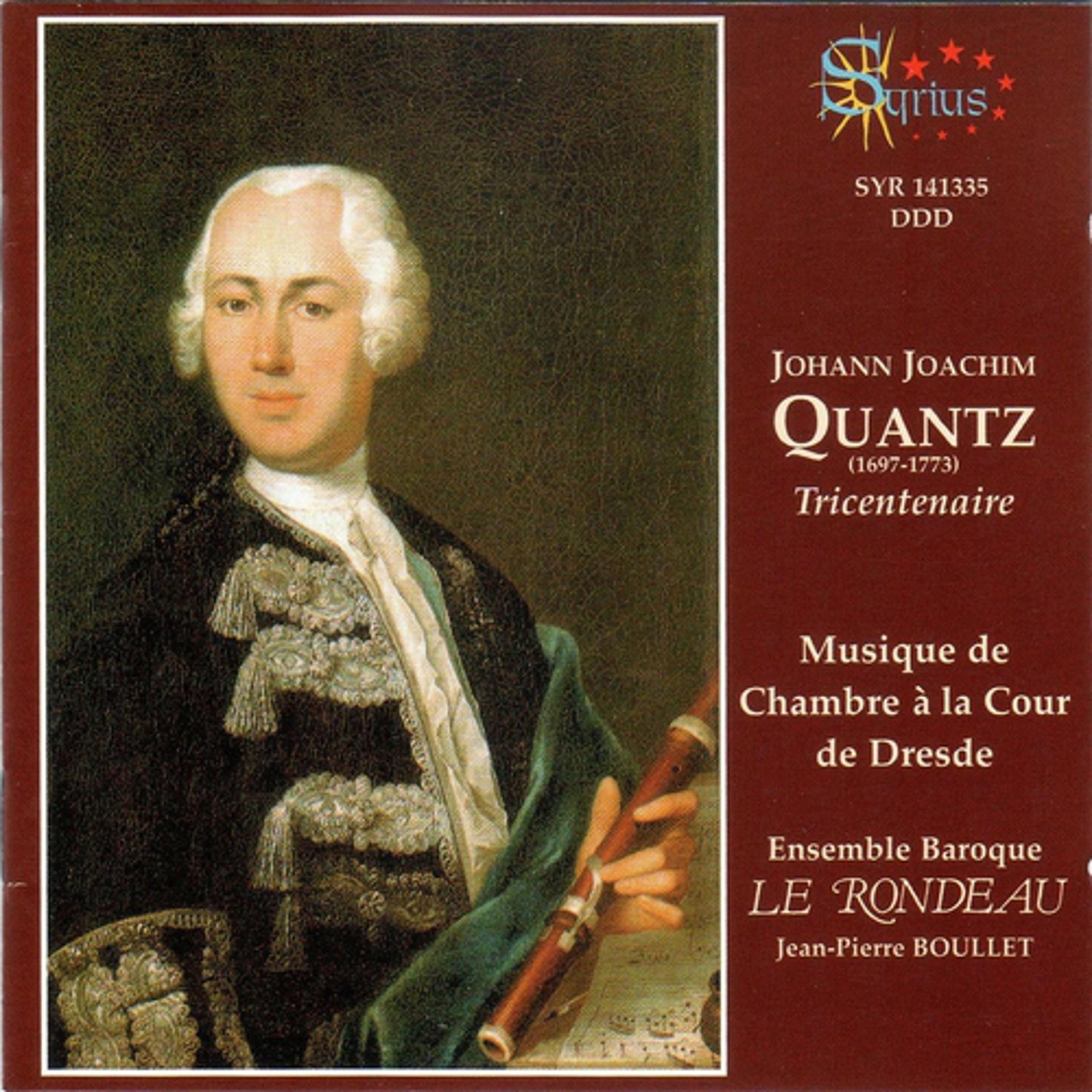Постер альбома Quantz: Musique de Chambre à la Cour de Dresde