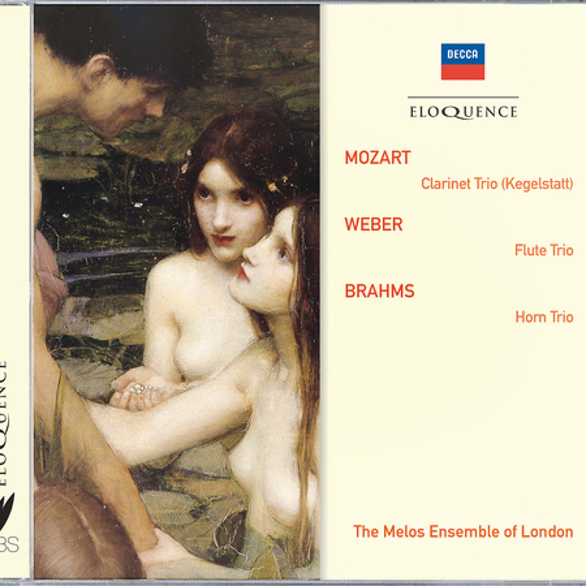 Постер альбома Mozart: Clarinet Trio; Weber: Flute Trio; Brahms: Horn Trio