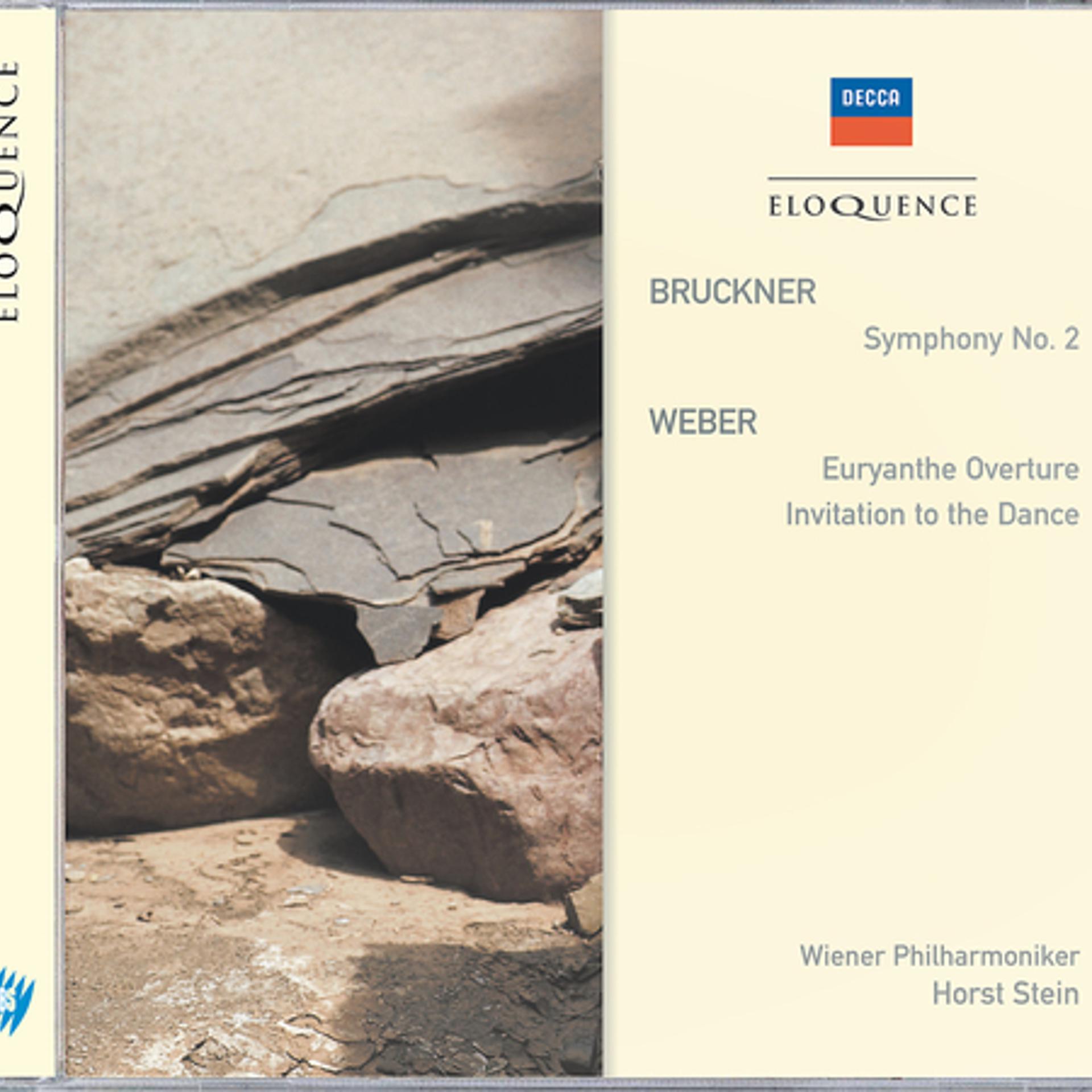 Постер альбома Bruckner: Symphony No.2 / Weber: "Euryanthe" Overture etc