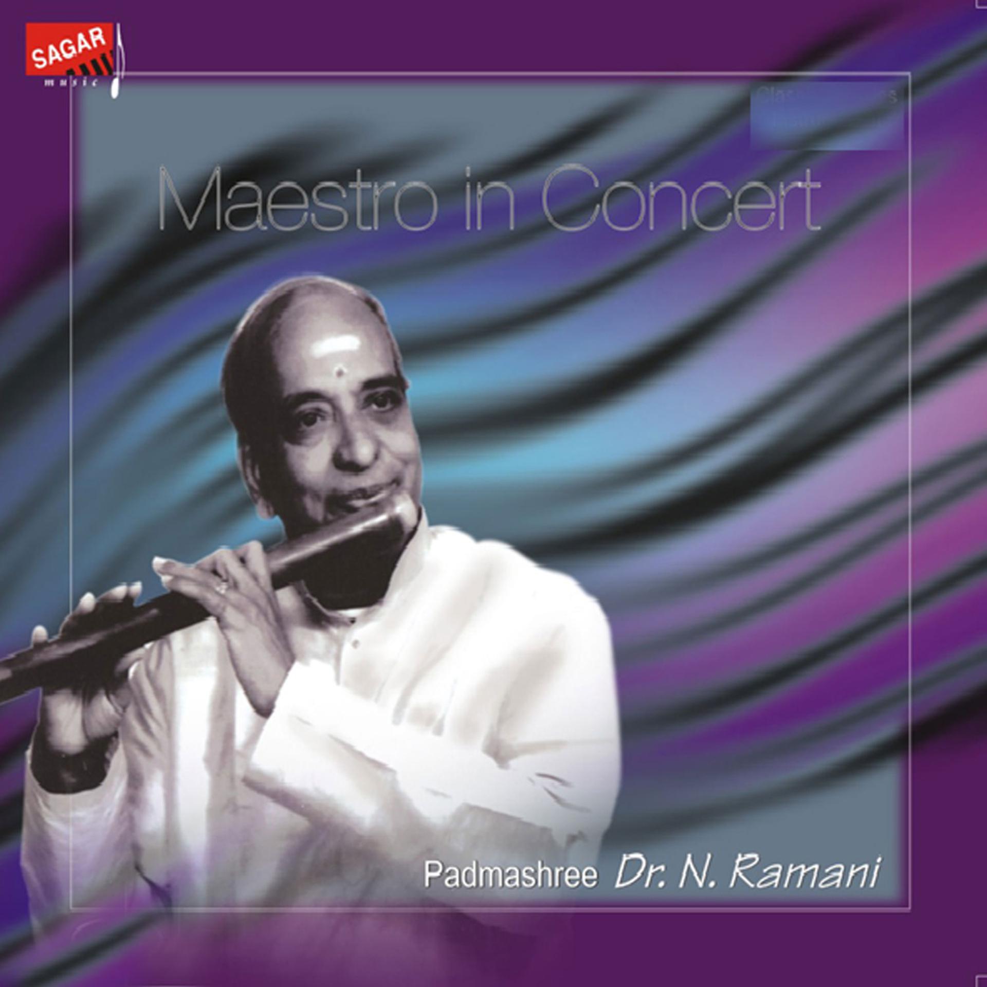 Постер альбома Maestro in Concert - Dr. N Ramani, Vol.1 (Live)