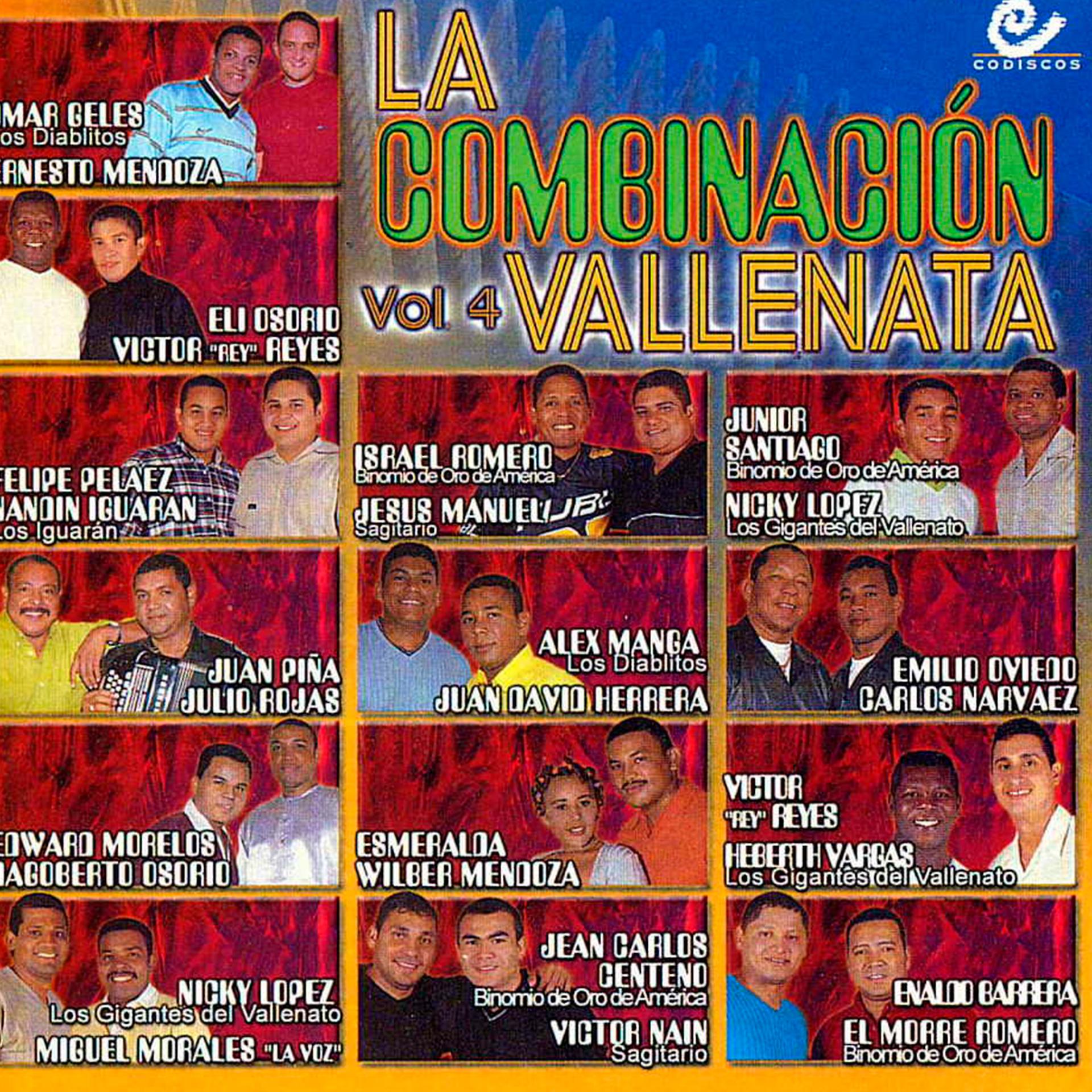 Постер альбома La Combinación Vallenata, Vol. 4