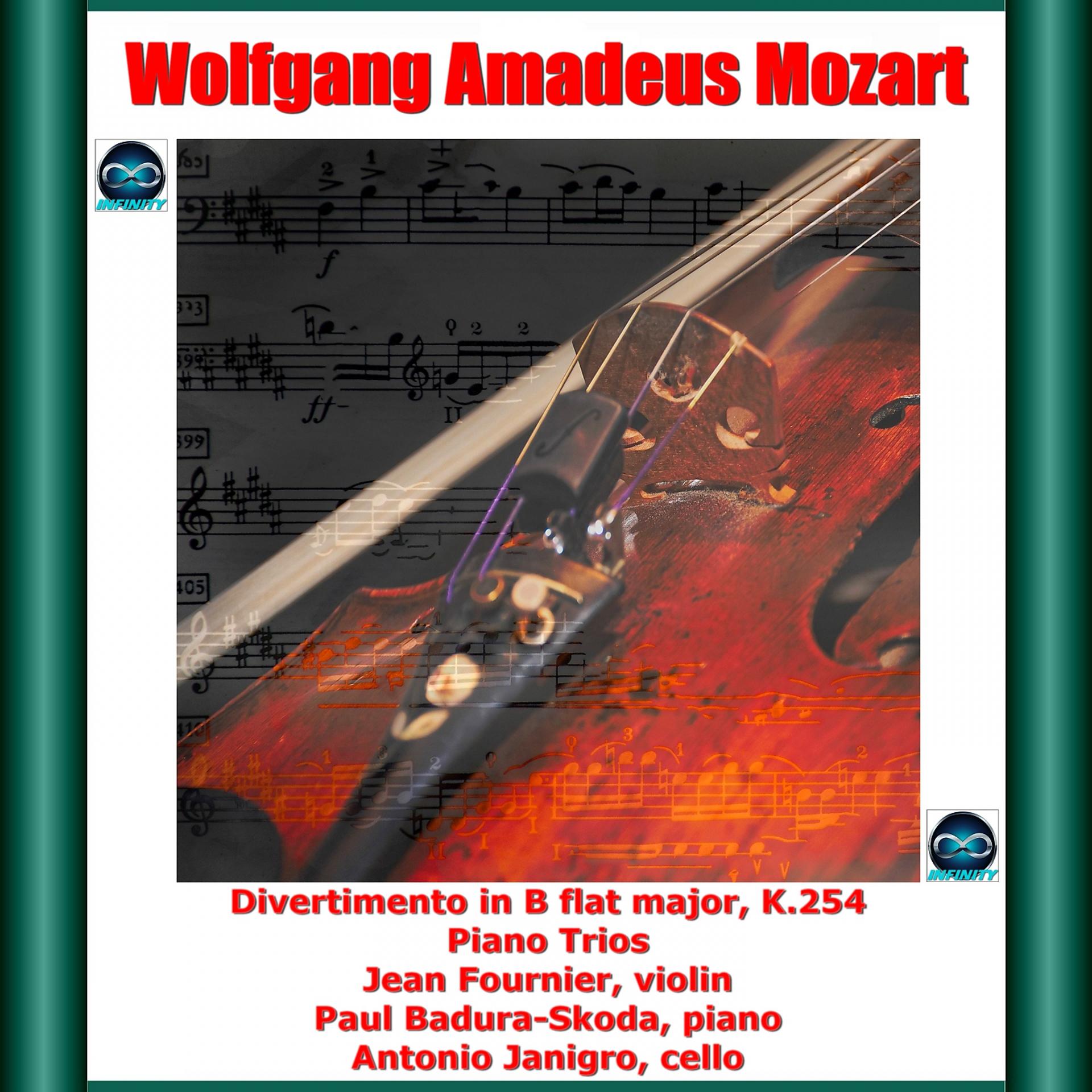 Постер альбома Mozart: Divertimento in B flat major, K.254 - Piano Trios - Piano Trios, vol. 1