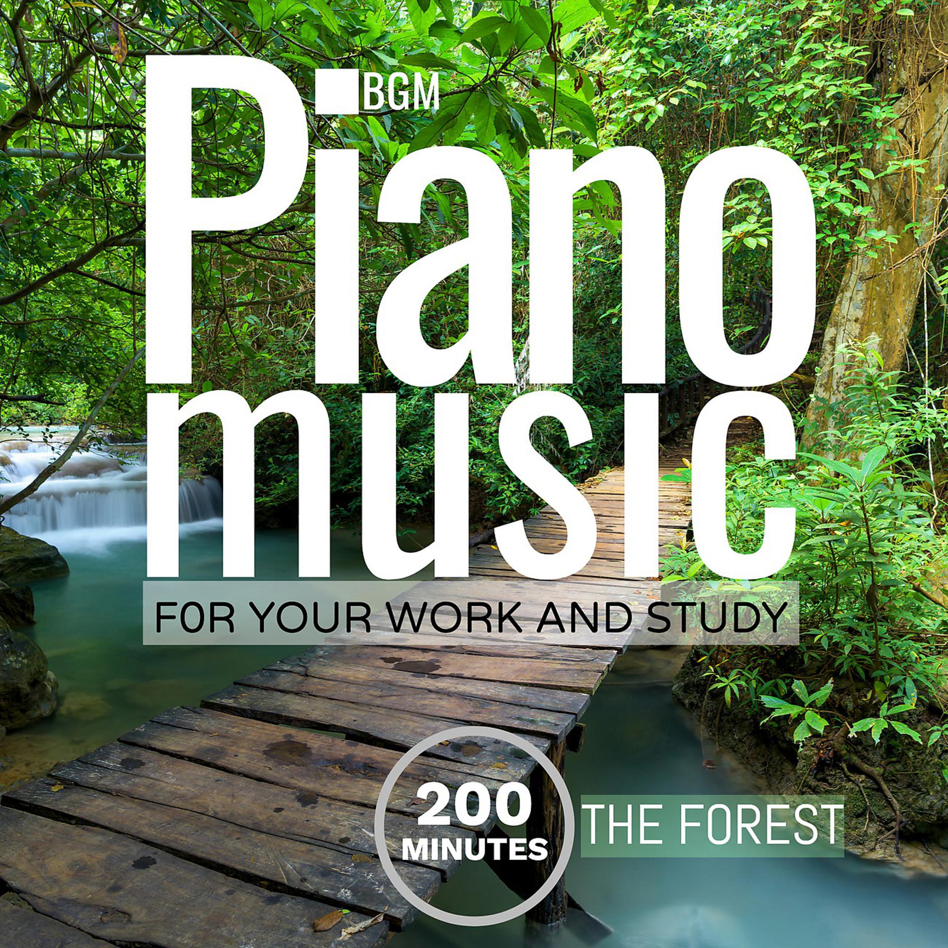 Постер альбома BGM Piano Music for Your Work and Study: the Forest