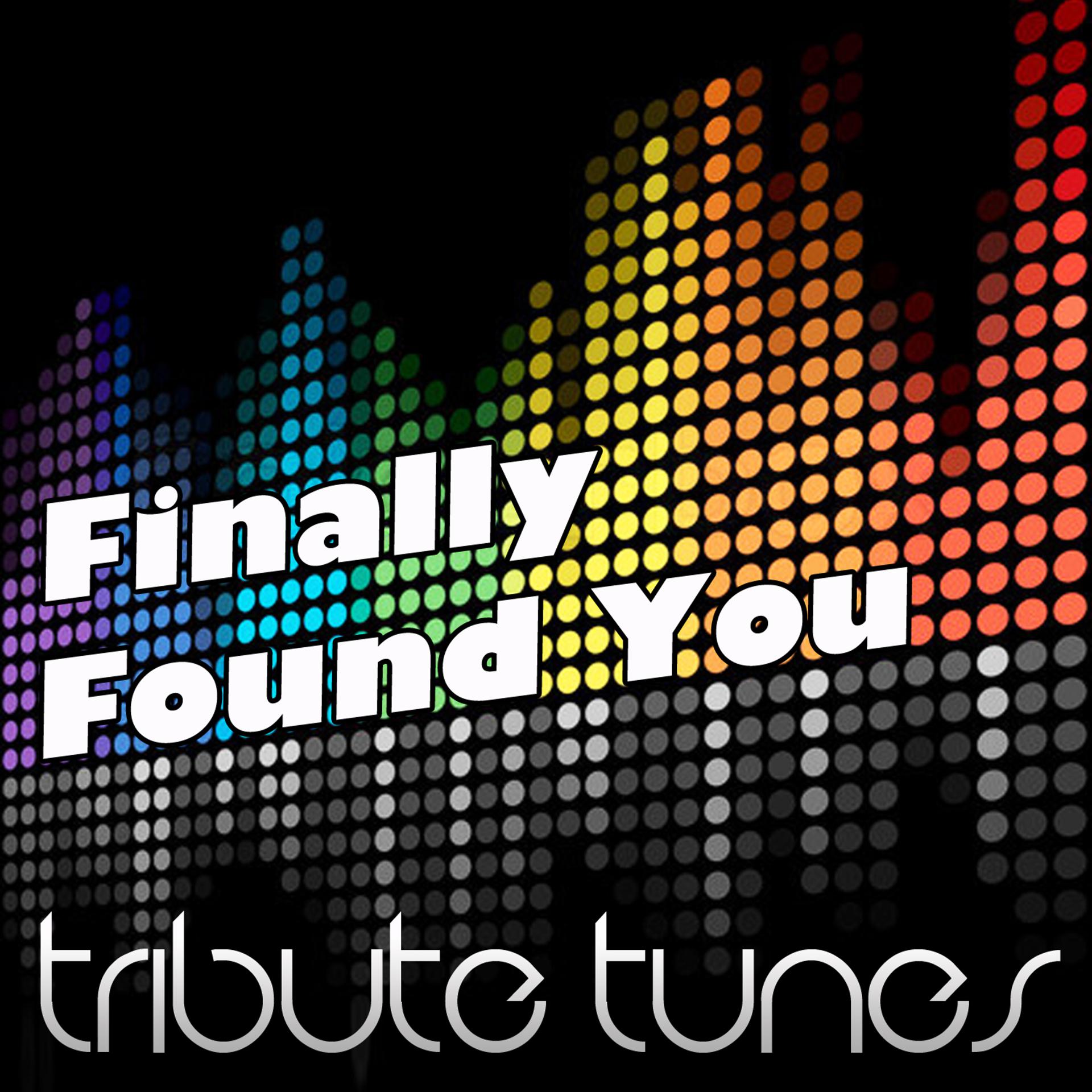Постер альбома Finally Found You (Tribute to Enrique Iglesias Feat. Sammy Adams)