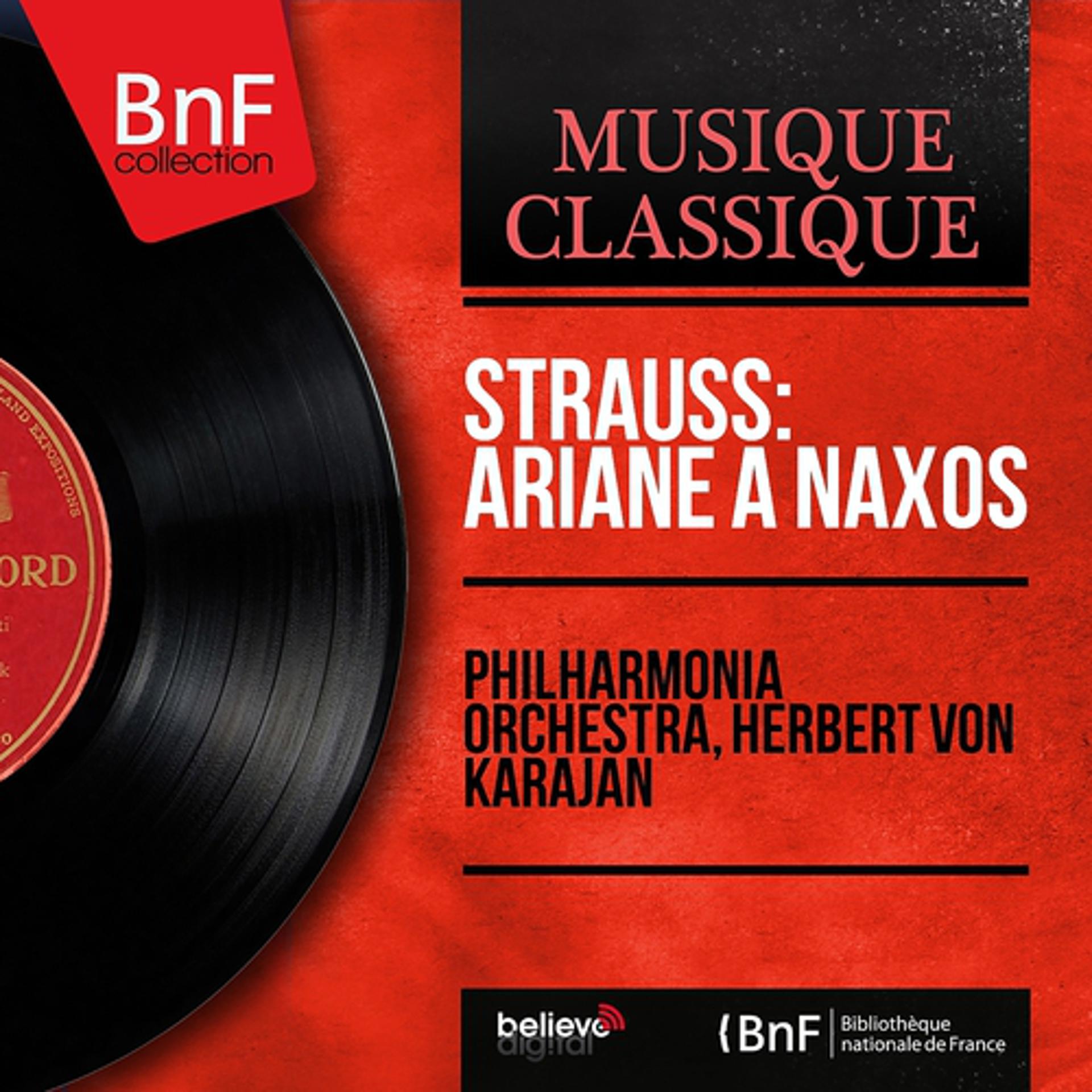 Постер альбома Strauss: Ariane à Naxos (Mono Version)