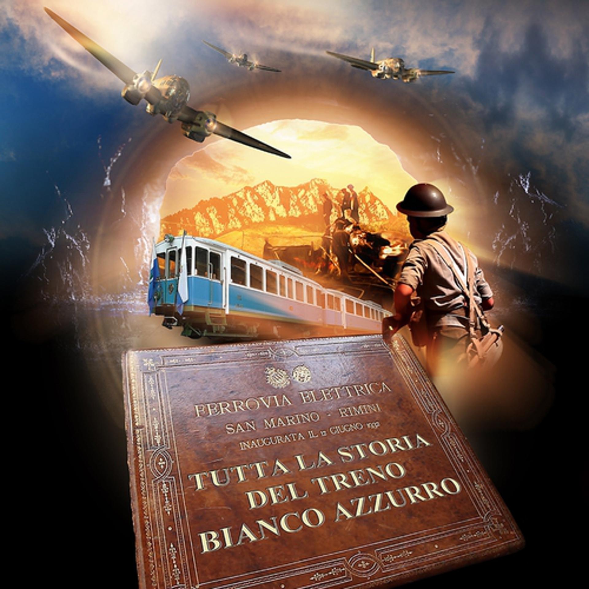Постер альбома Tutta la storia del treno bianco azzurro