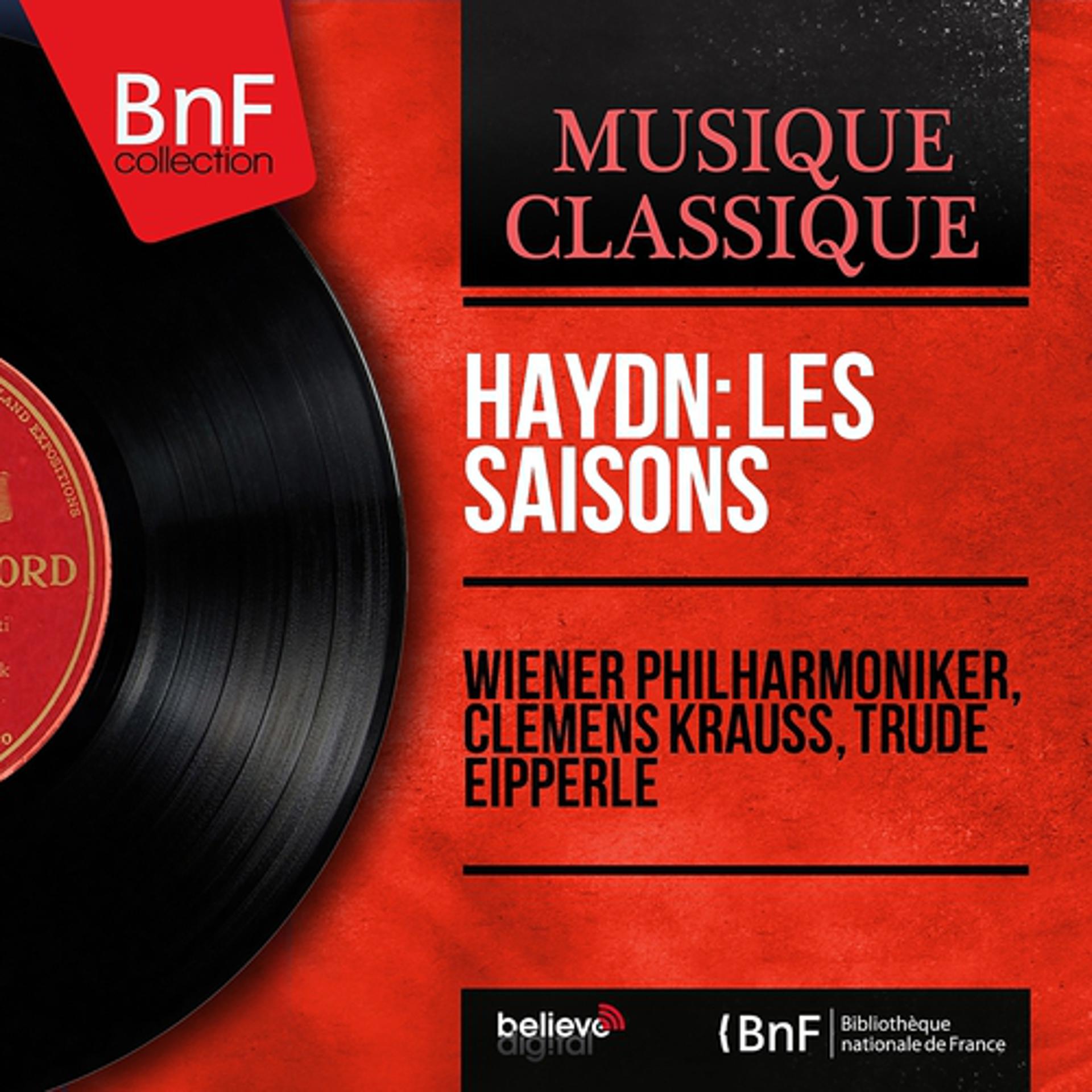 Постер альбома Haydn: Les Saisons (Mono Version)