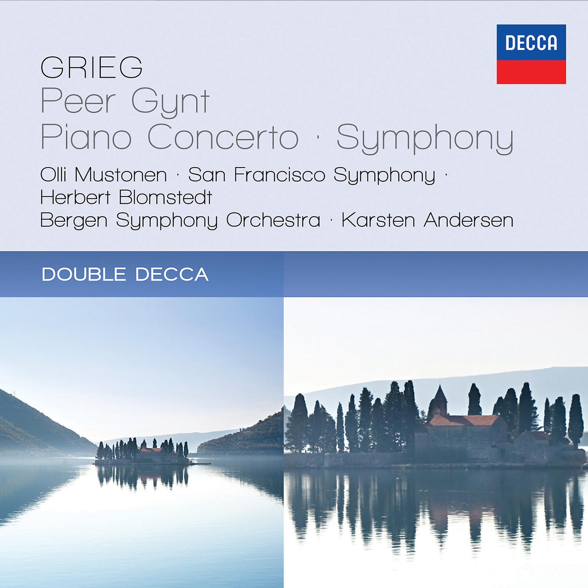 Постер альбома Grieg:  Peer Gynt; Piano Concerto; Symphony