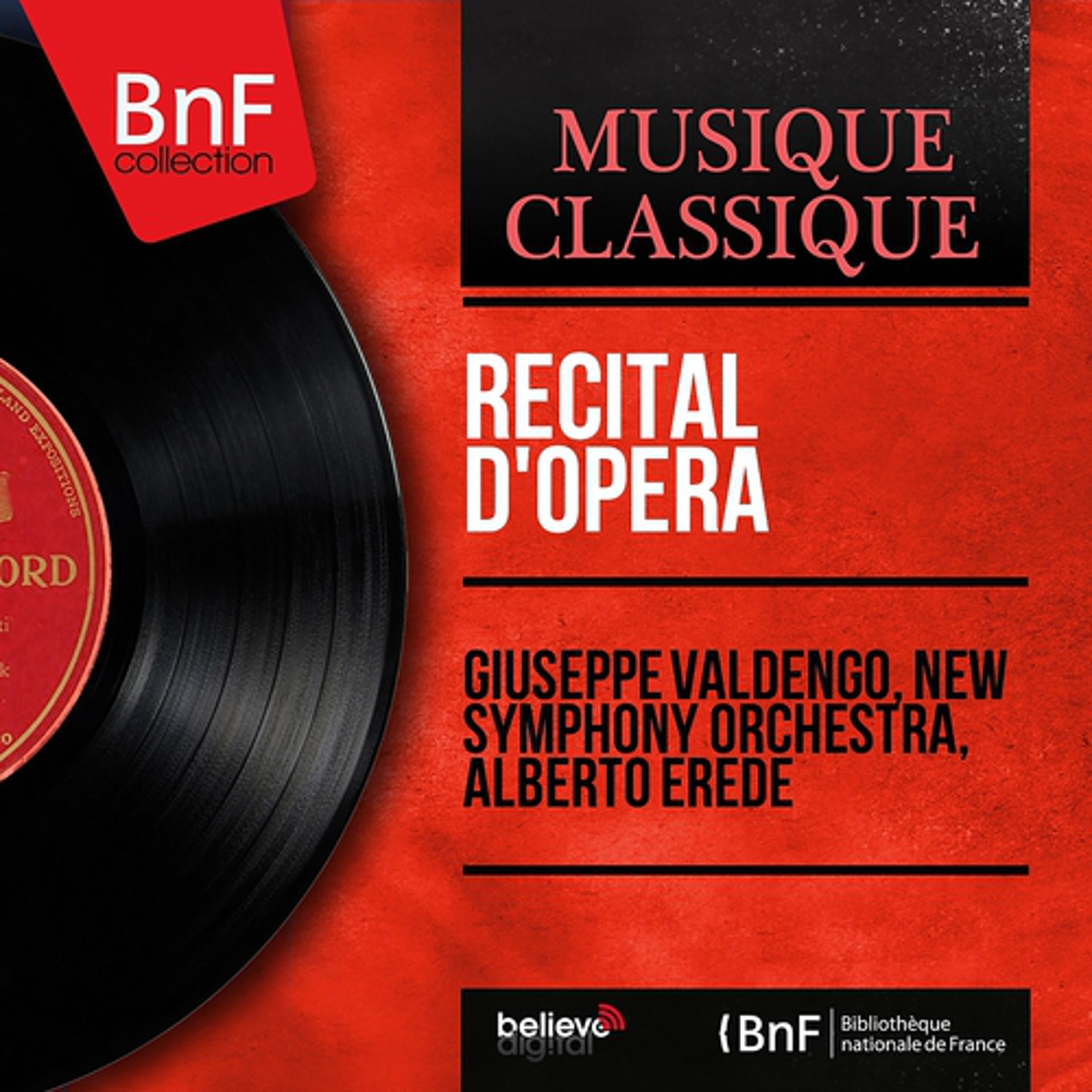 Постер альбома Récital d'opéra (Mono Version)