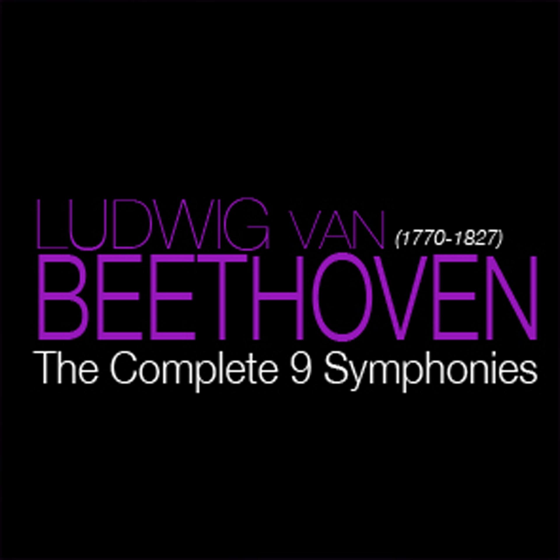 Постер альбома Beethoven: The Complete 9 Symphonies