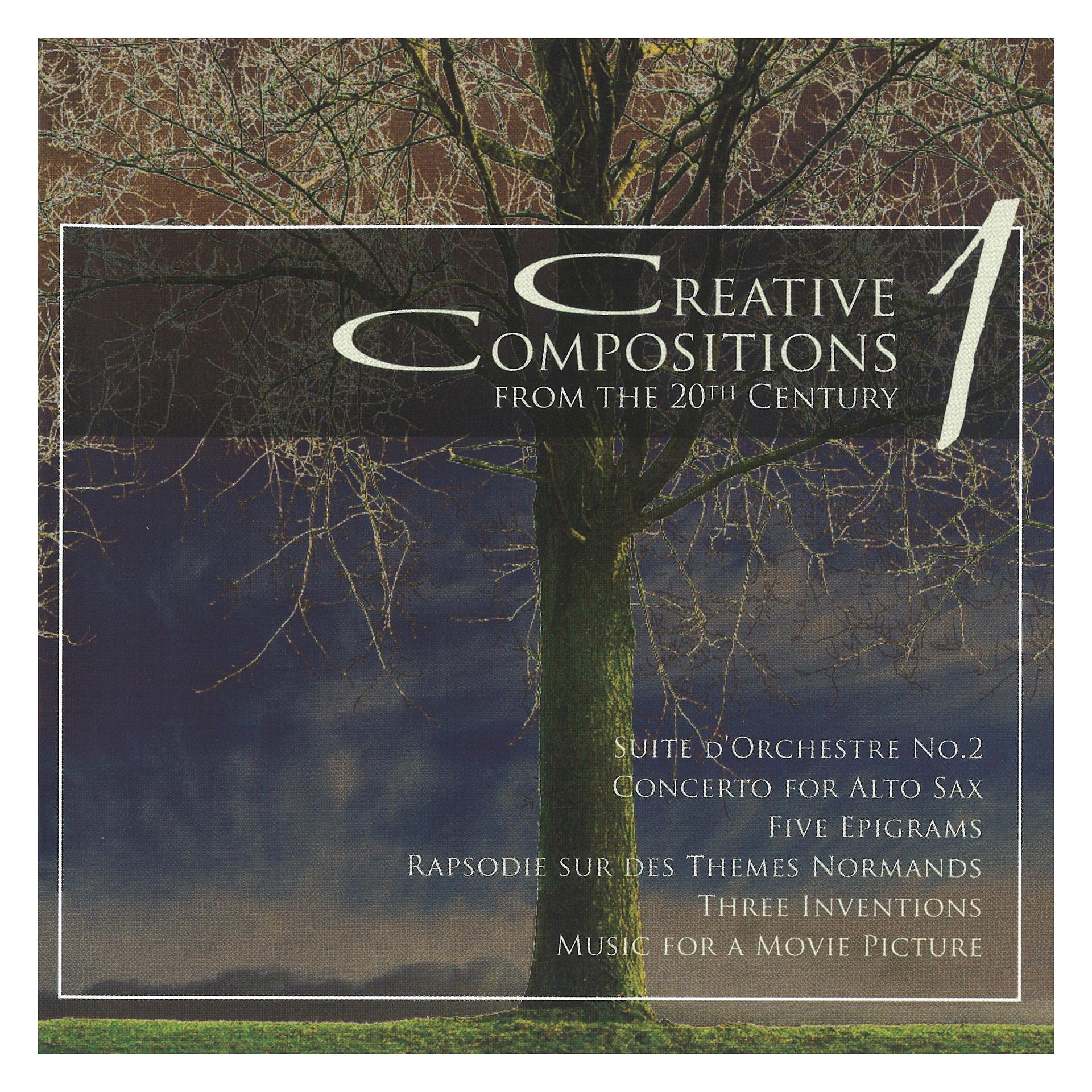 Постер альбома Concert Series 35: Creative Compositions 1, From The 20th Century