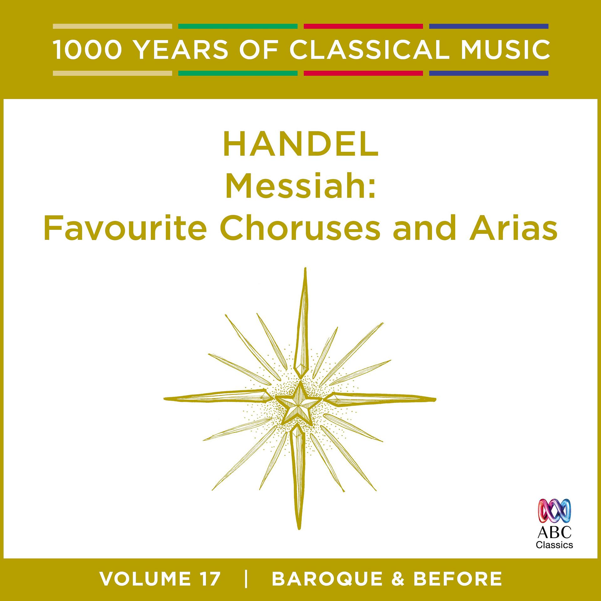 Постер альбома Handel: Messiah: Favourite Choruses and Arias