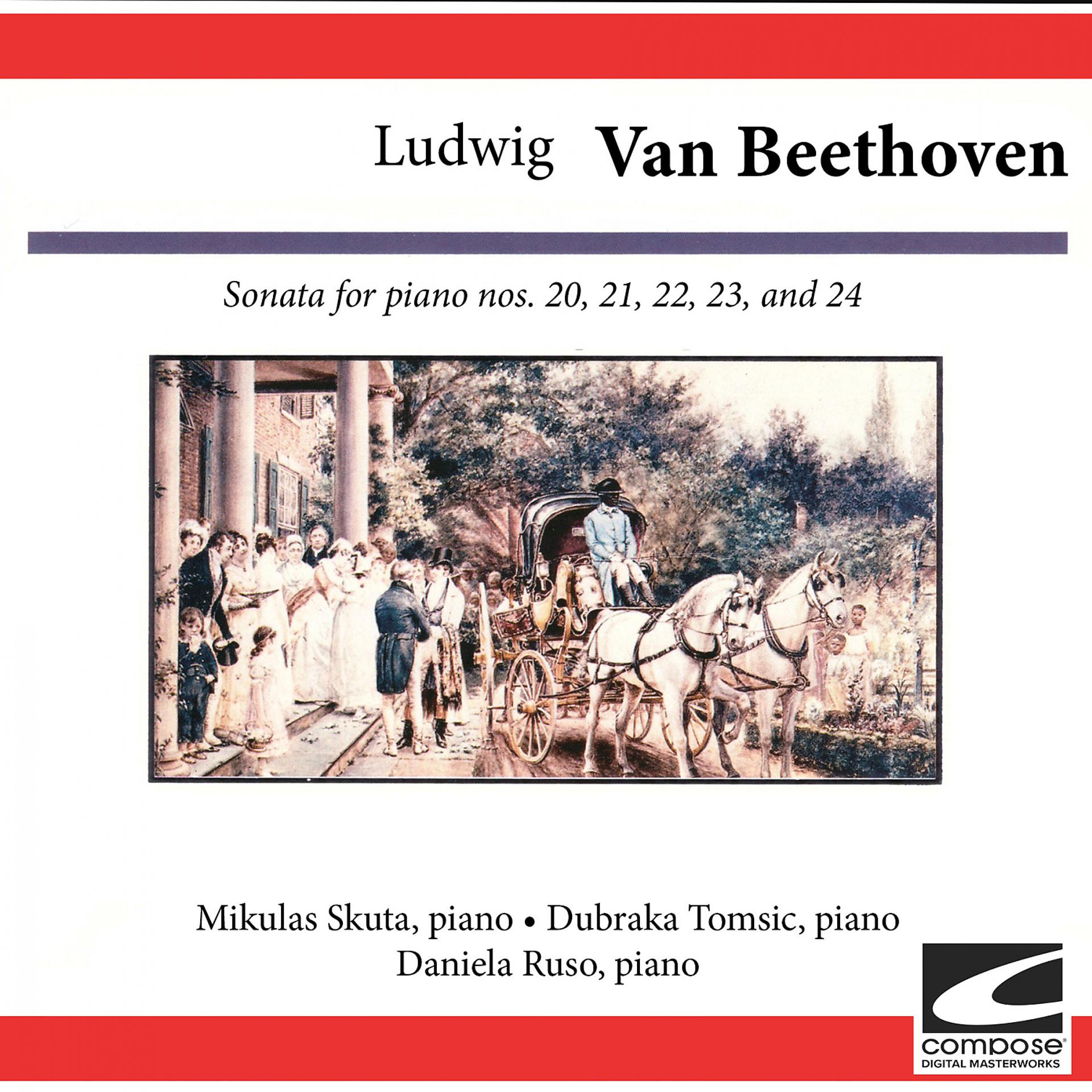 Постер альбома Ludwig van Beethoven: Sonata for piano Nos. 20, 21, 22, 23, and 24