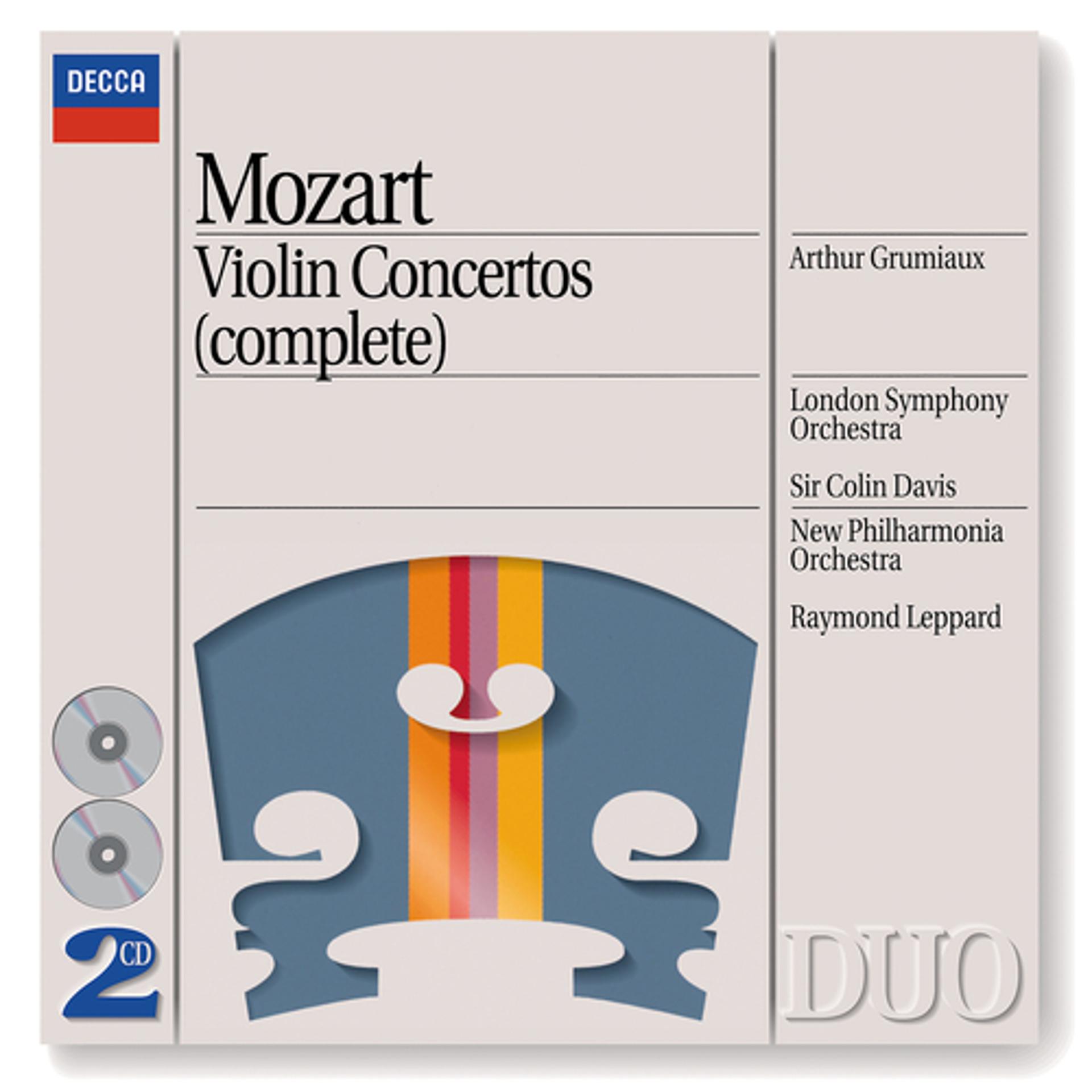 Постер альбома Mozart: Violin Concertos Nos. 1/5 etc.