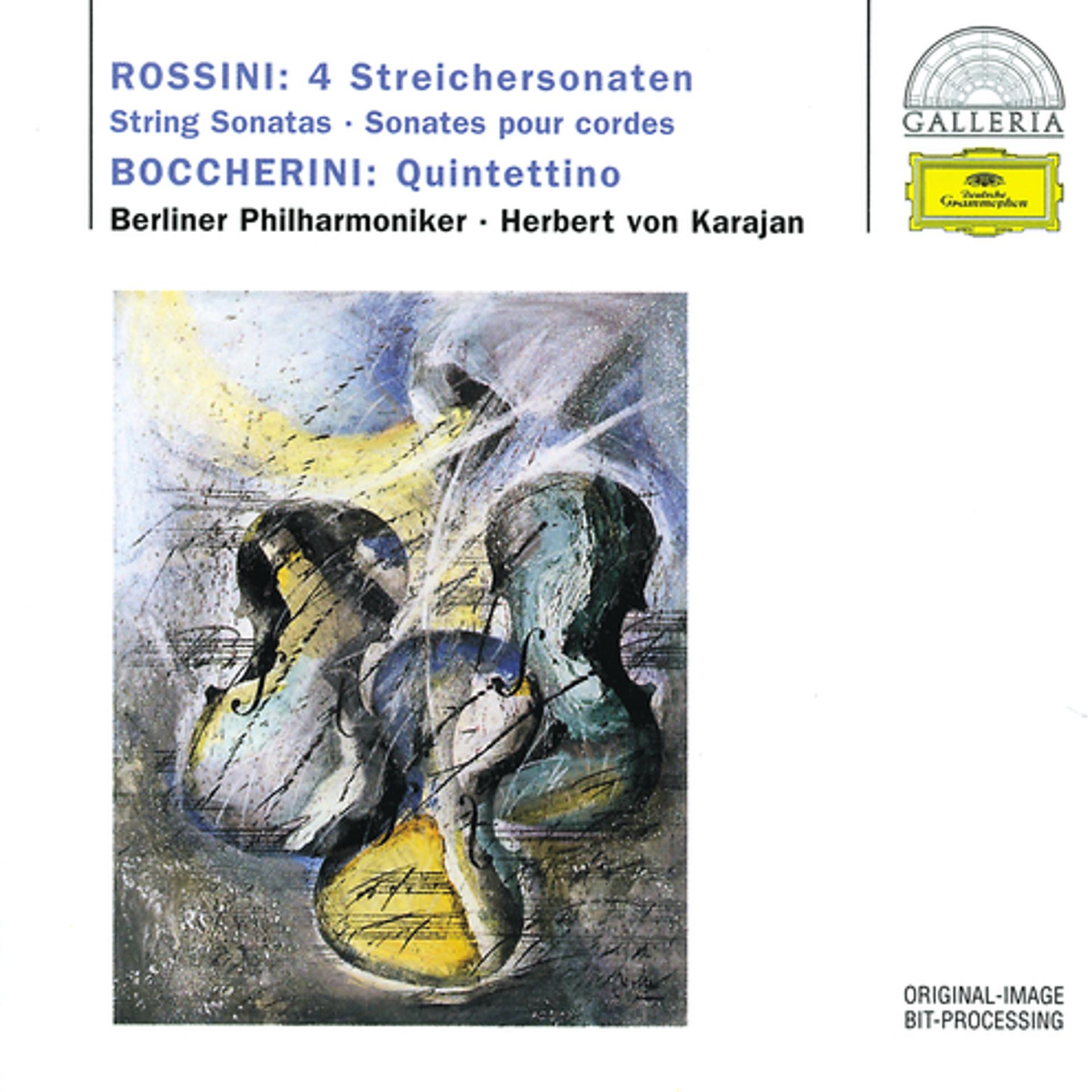 Постер альбома Rossini: 4 String Sonatas; Boccherini: Quintettino