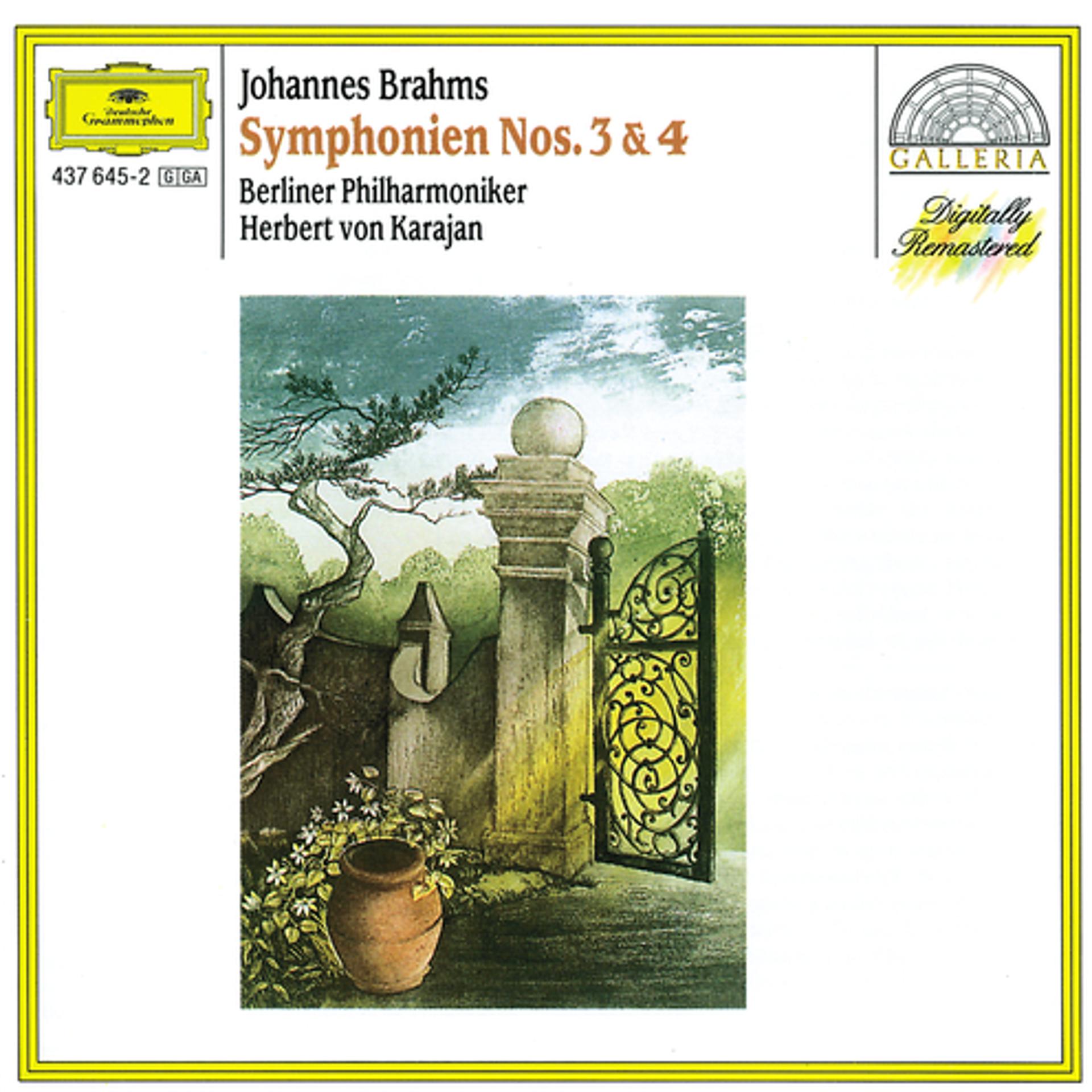 Постер альбома Brahms: Symphonies Nos.3 & 4