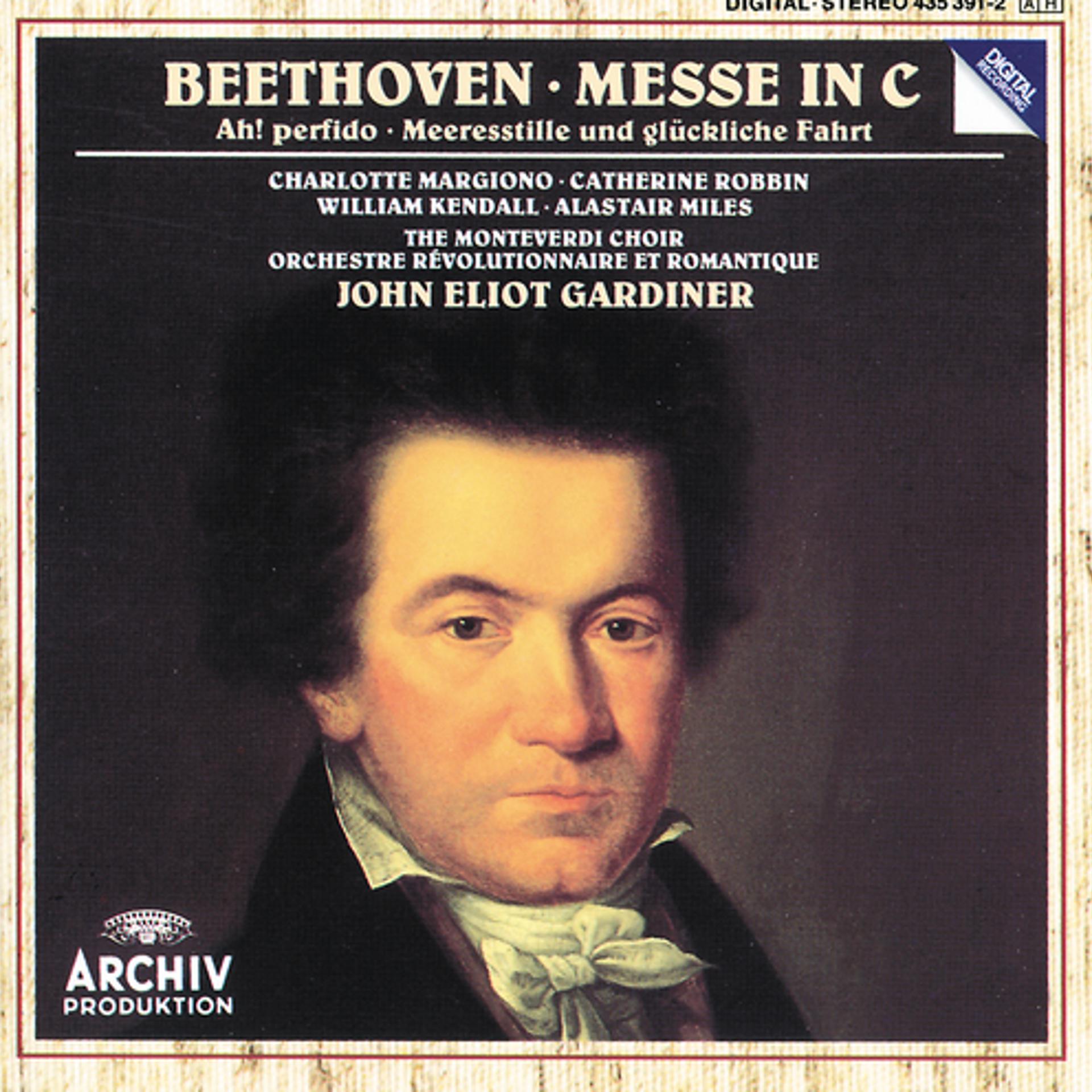 Постер альбома Beethoven: Mass in C; "Ah! perfido"; Meeresstille und glückliche Fahrt