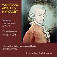 Постер альбома Mozart: Sinfonia Concertante, K297b - Divertimento No. 13 in F Major, K253