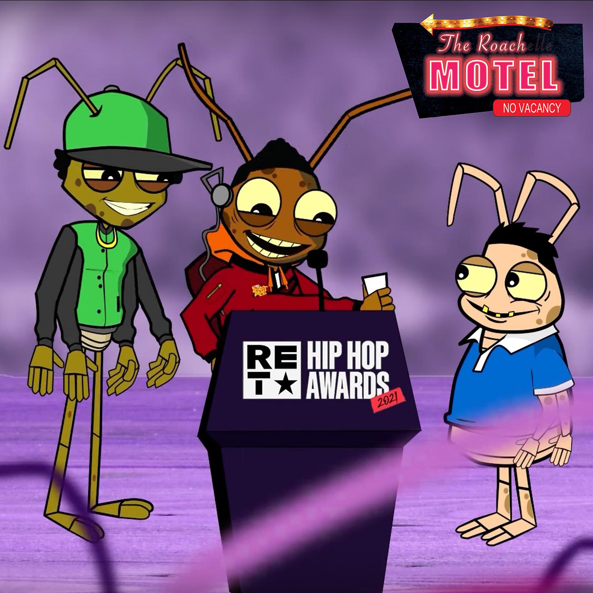 Постер альбома The Roach Motel Cartoon - The 2021 Hip-Hop Awards Episode (feat. The 85 South Show)