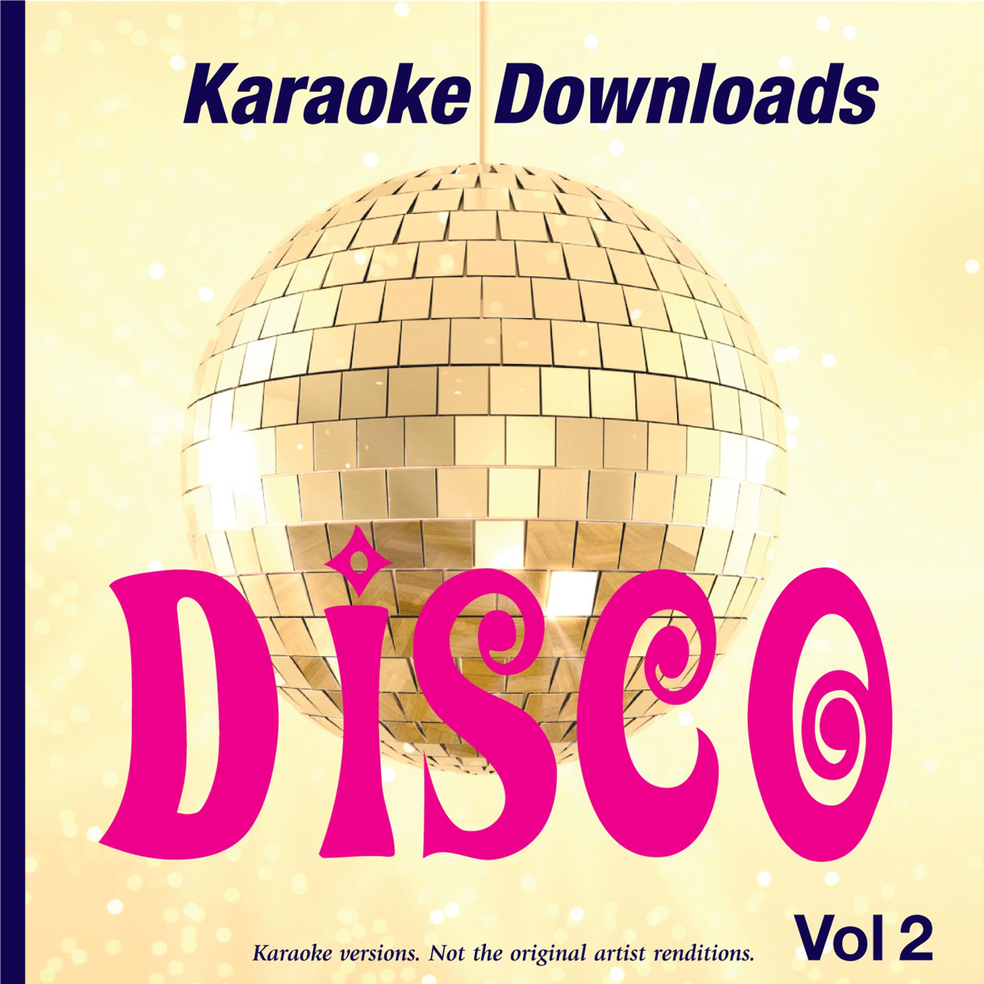 Постер альбома Karaoke Downloads - Disco Vol.2