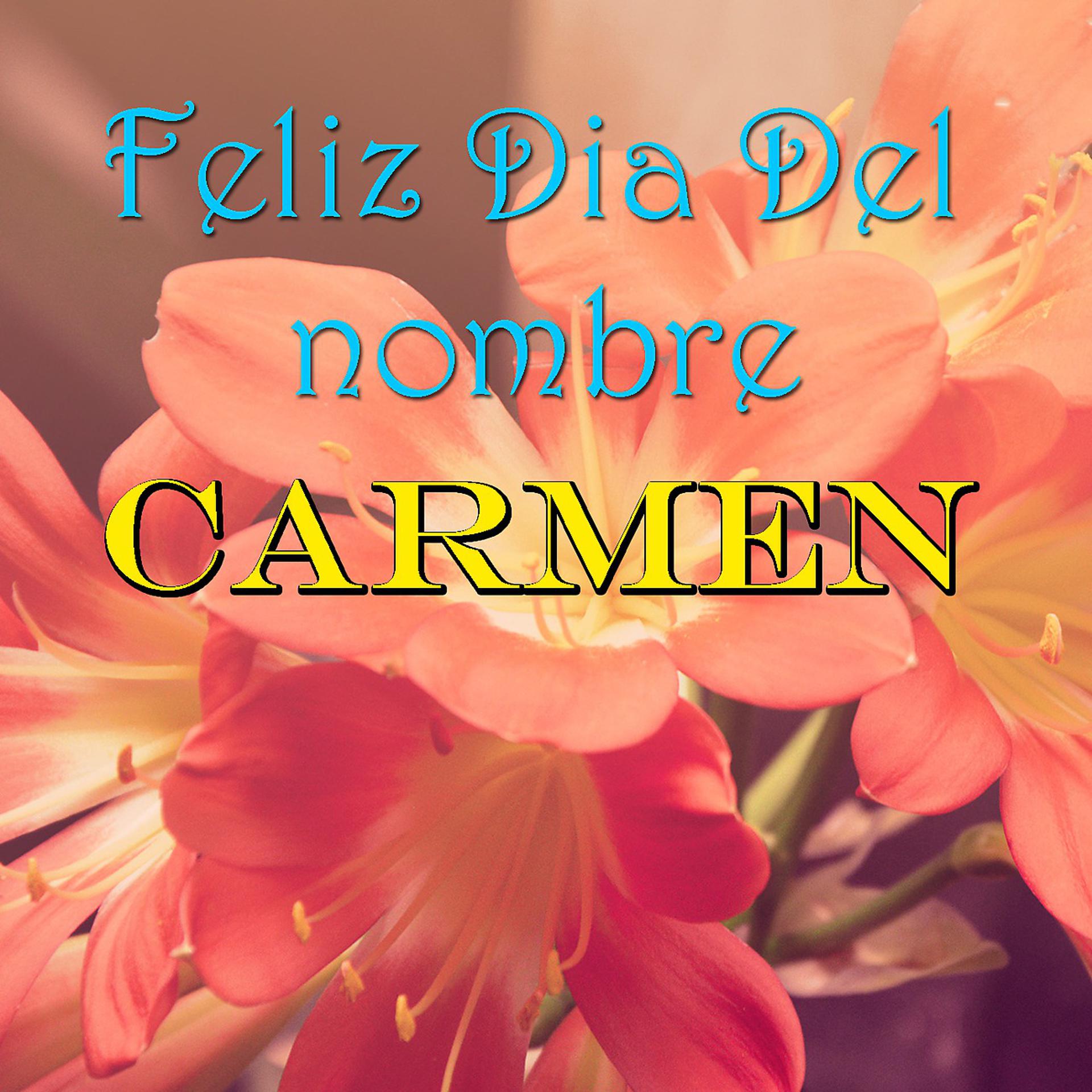Постер альбома Feliz Dia Del nombre Carmen