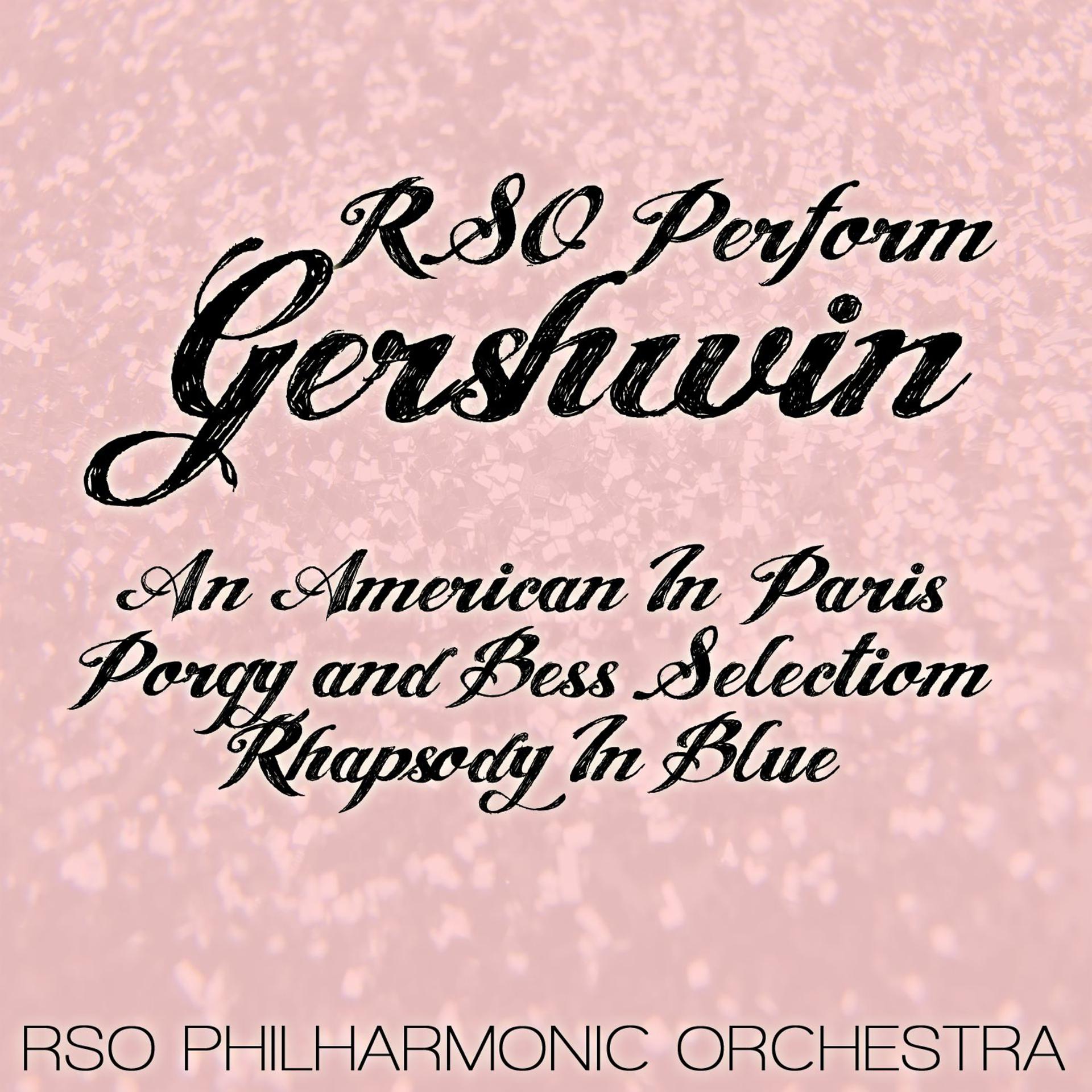 Постер альбома RSO perform Gershwin