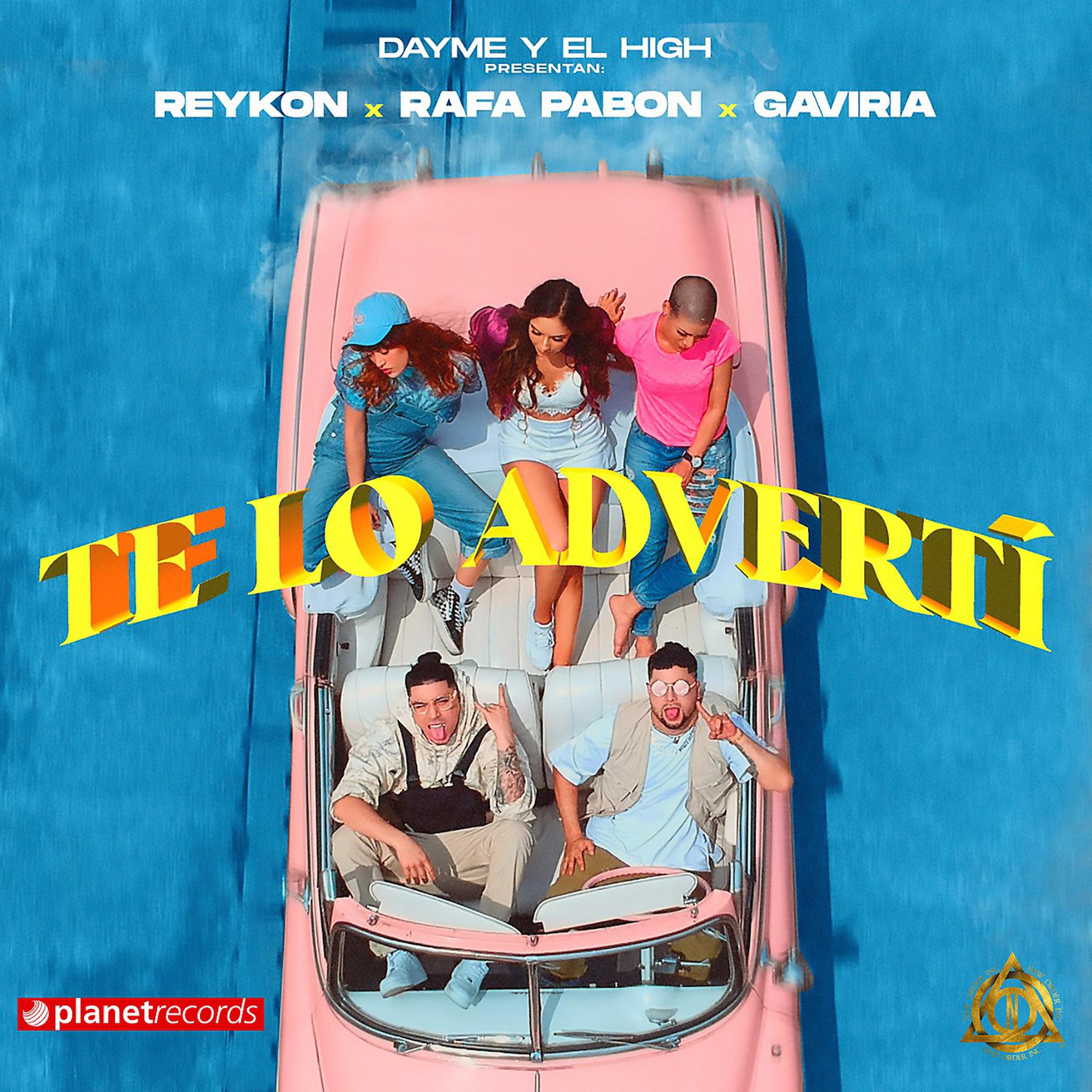 Постер альбома Te Lo Advertí