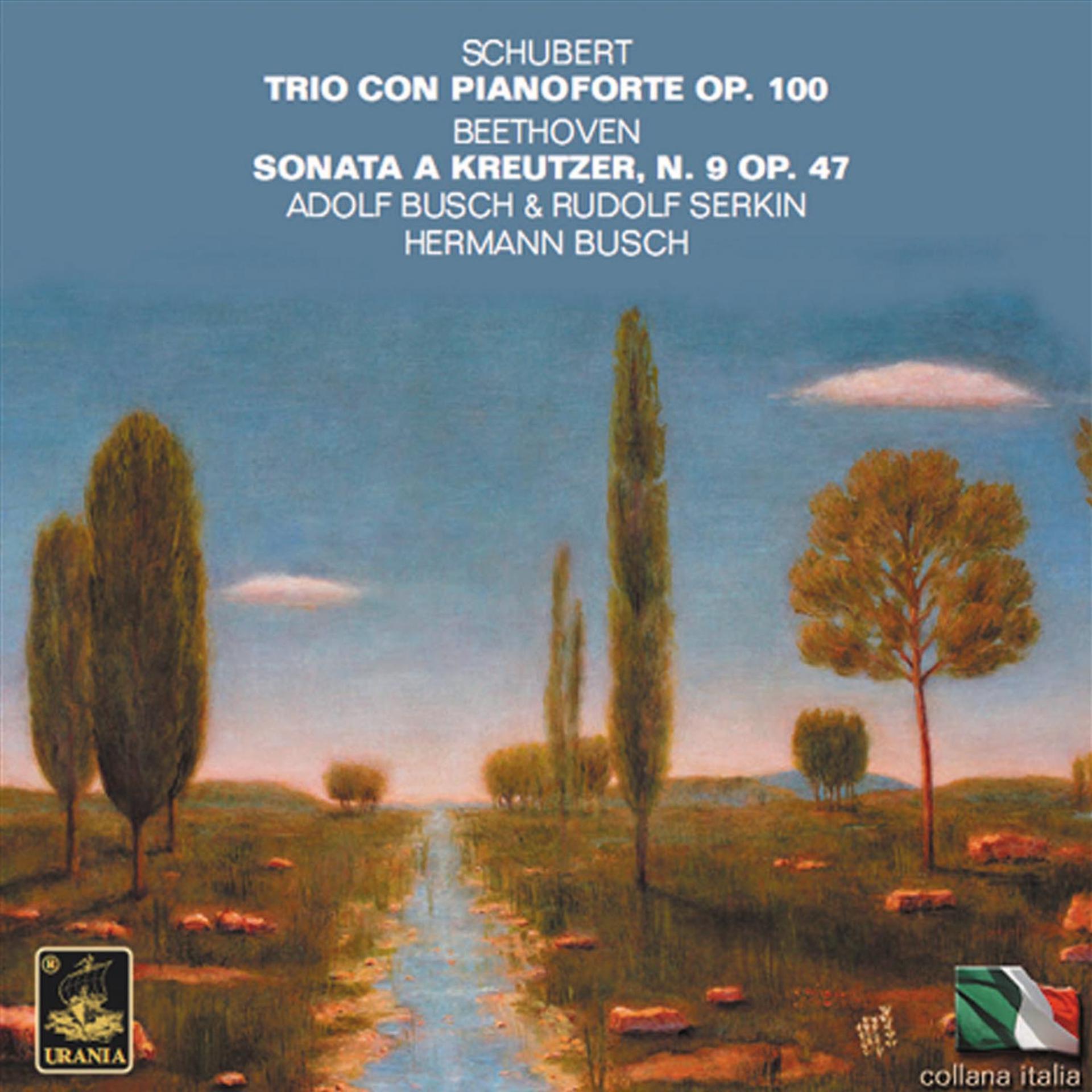 Постер альбома Schubert: Piano Trio, Op. 100 - Beethoven: Sonata Kreutzer, No. 9, Op. 47