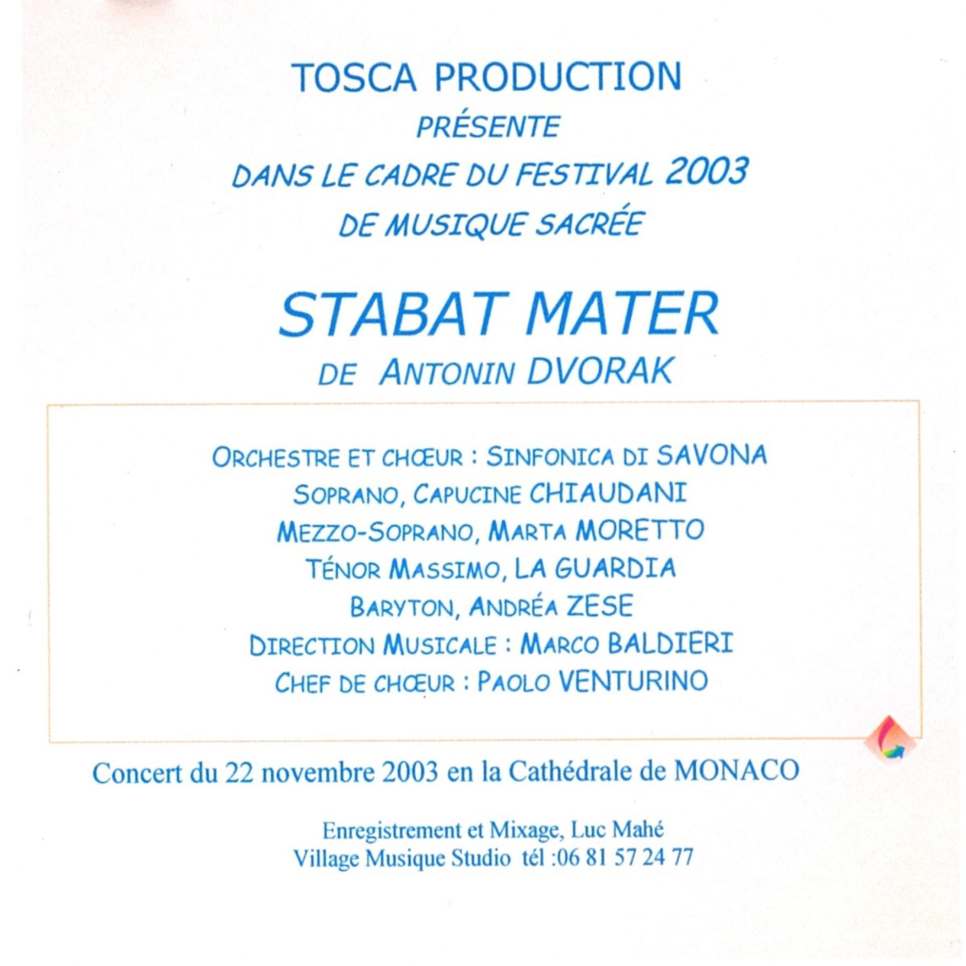 Постер альбома Dvořák: Stabat Mater