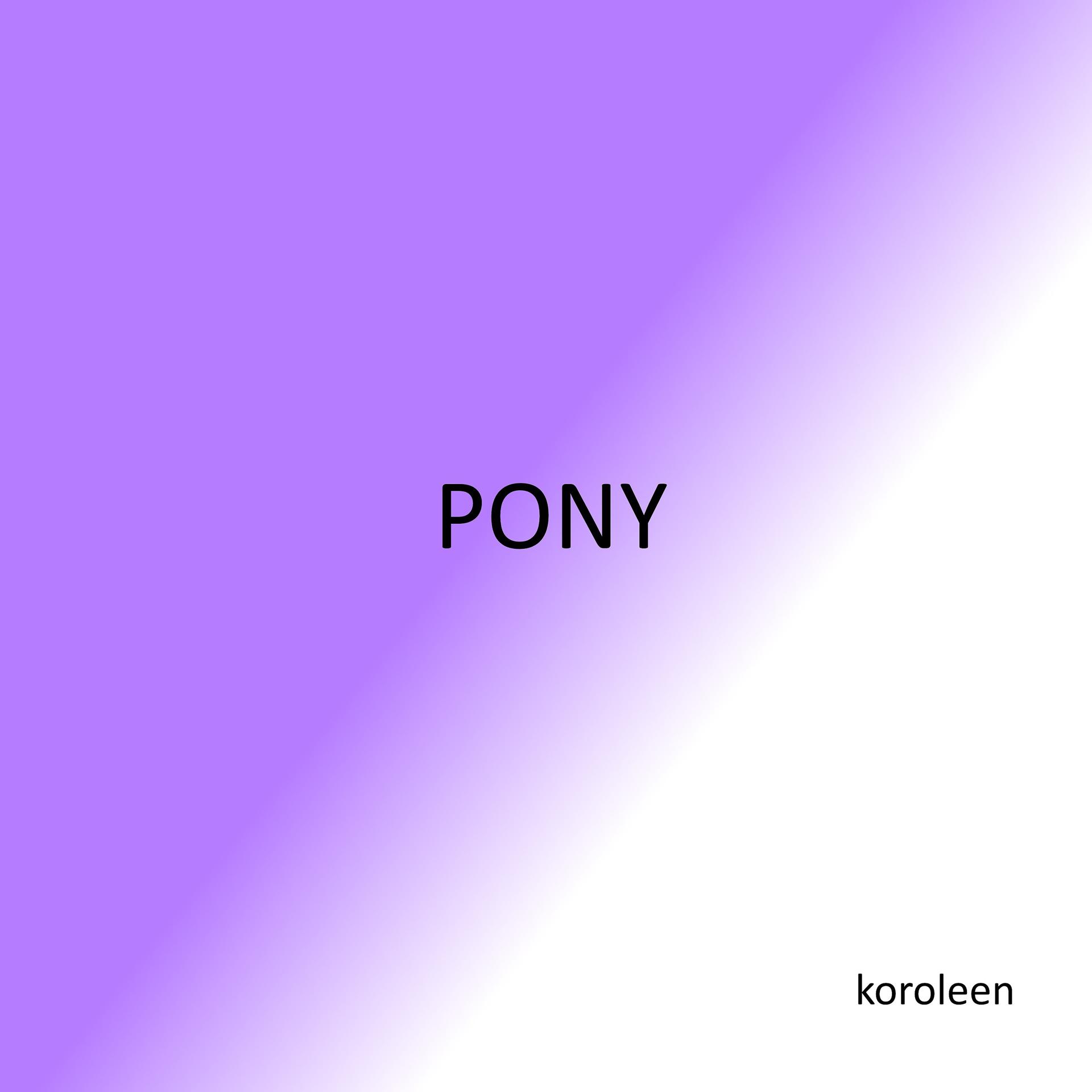 Постер альбома Pony