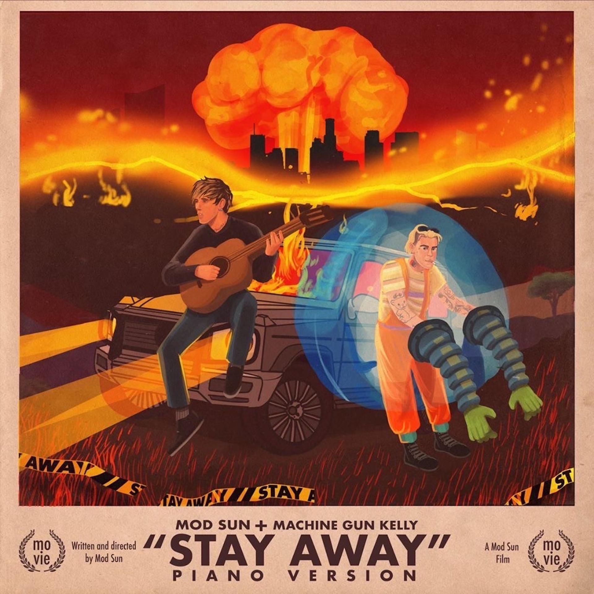 Постер альбома Stay Away (Piano Version) [feat. Machine Gun Kelly]