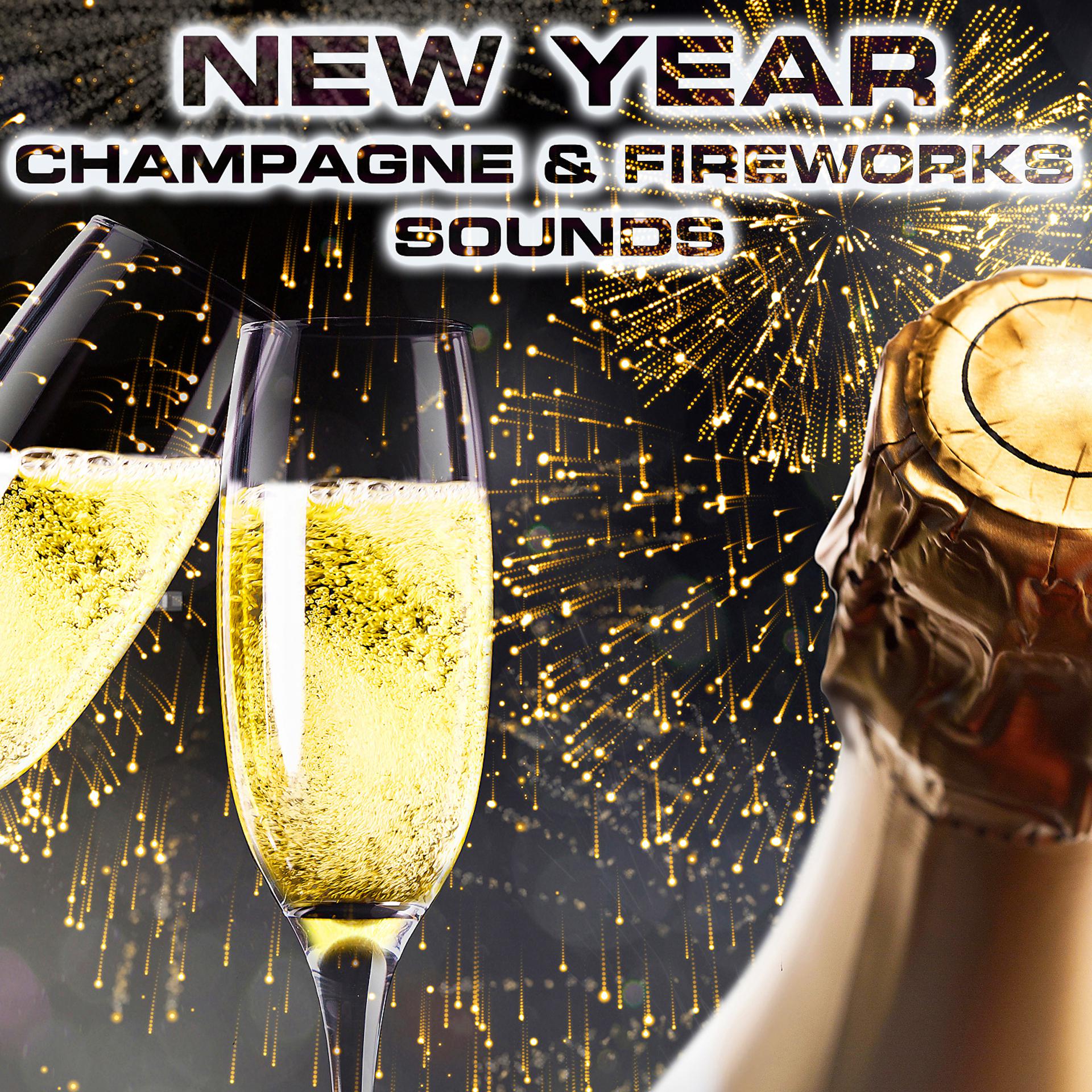 Постер альбома New Year Champagne & Fireworks Sounds (feat. Christmas Relaxing Sounds, Christmas Blizzard Fireplace Sounds, Champagne Pouring Sounds, Weekend Mode Sounds & Outdoor Dining Sounds)