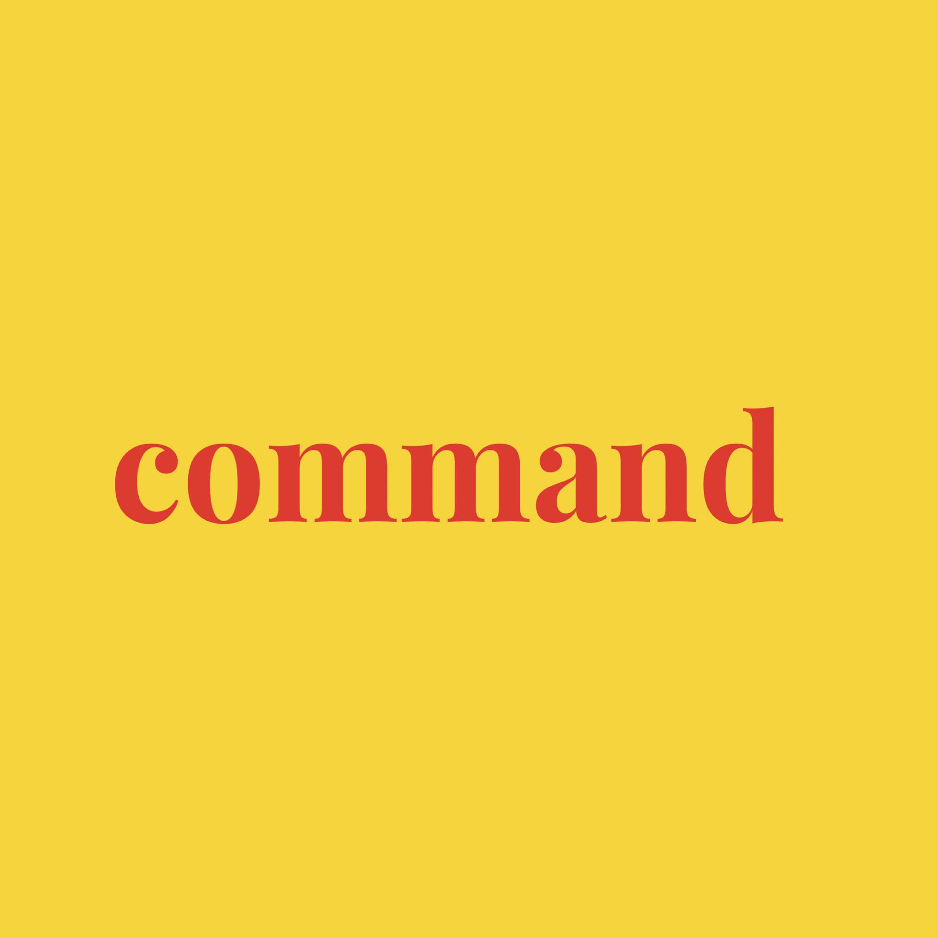 Постер альбома Command