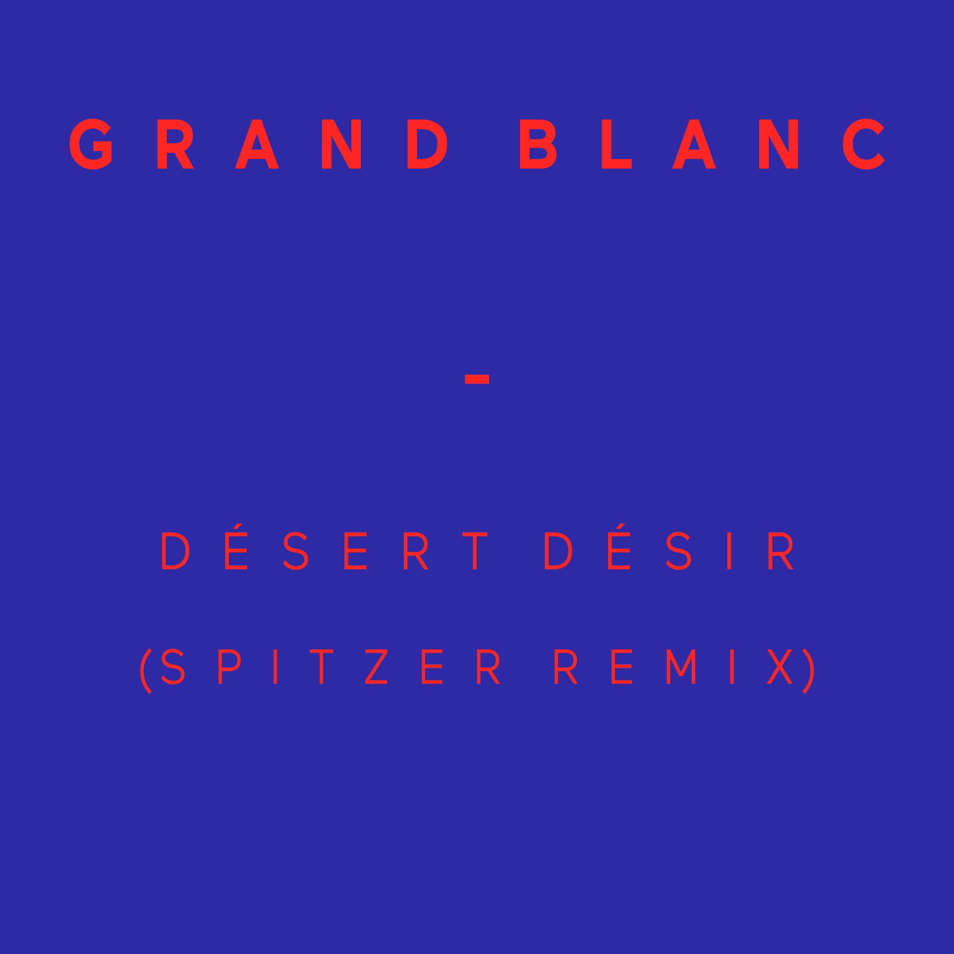 Постер альбома Désert Désir (Spitzer Remix) - Single