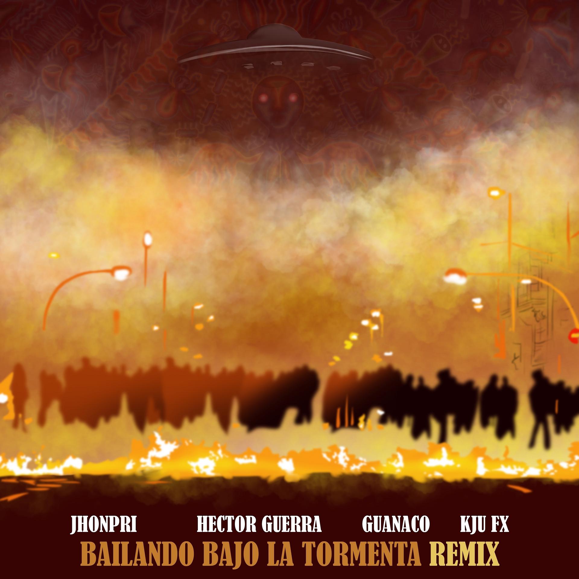 Постер альбома Bailando Bajo la Tormenta Remix