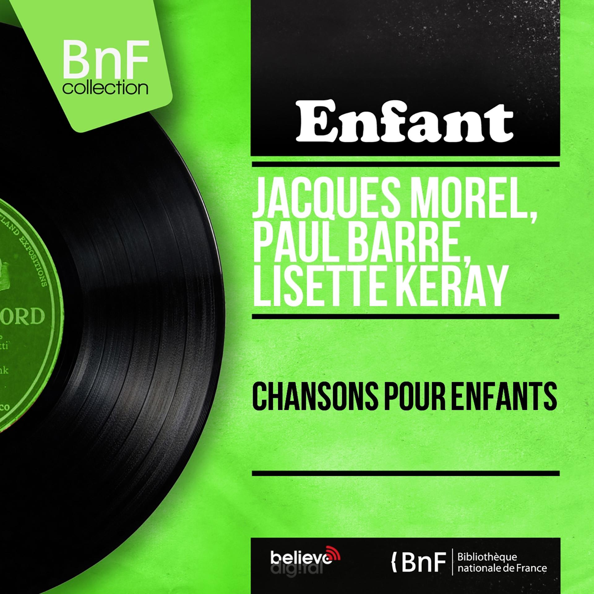 Постер альбома Chansons pour enfants (Mono version)