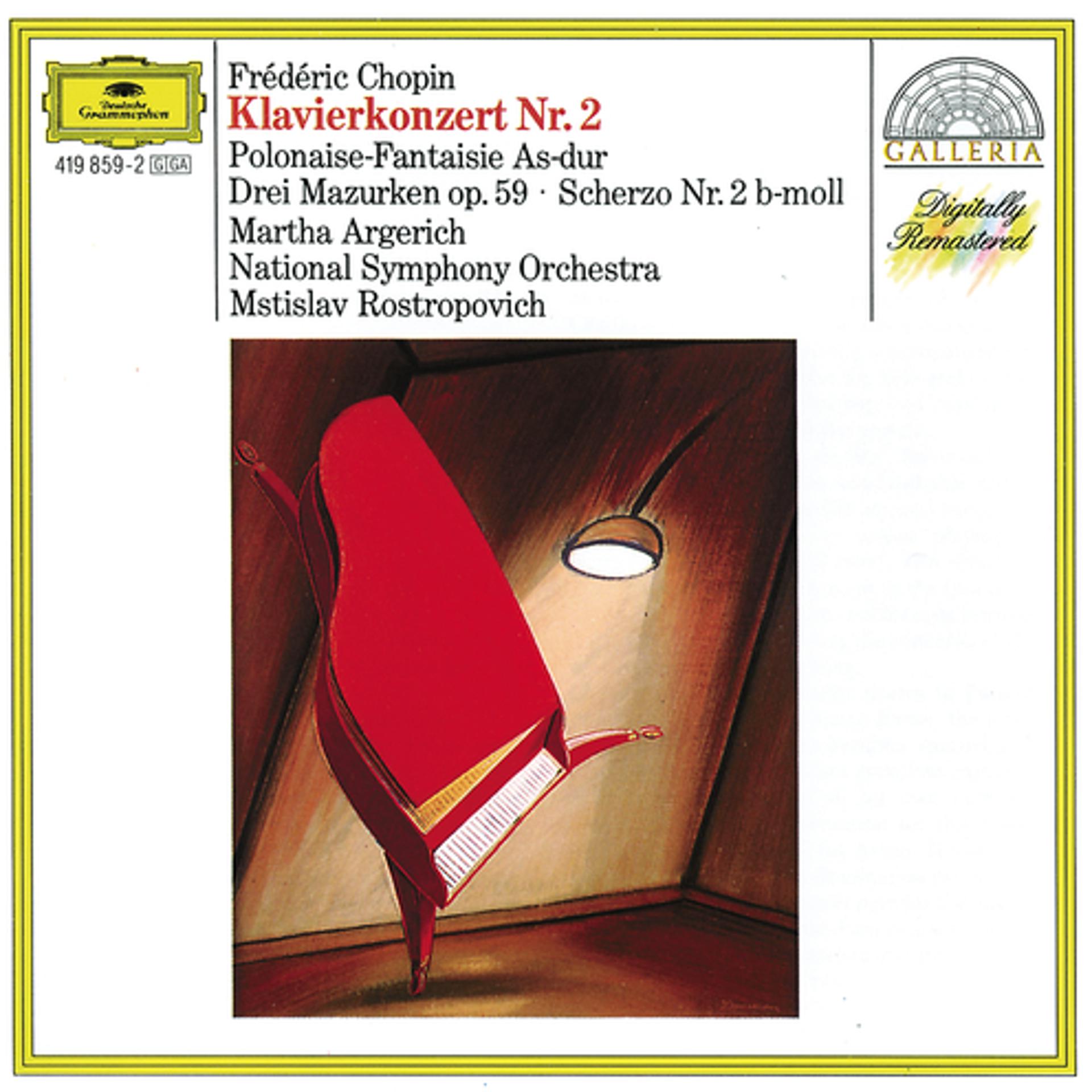 Постер альбома Chopin: Piano Concerto No.2; Scherzo; Polonaise; 3 Mazurkas