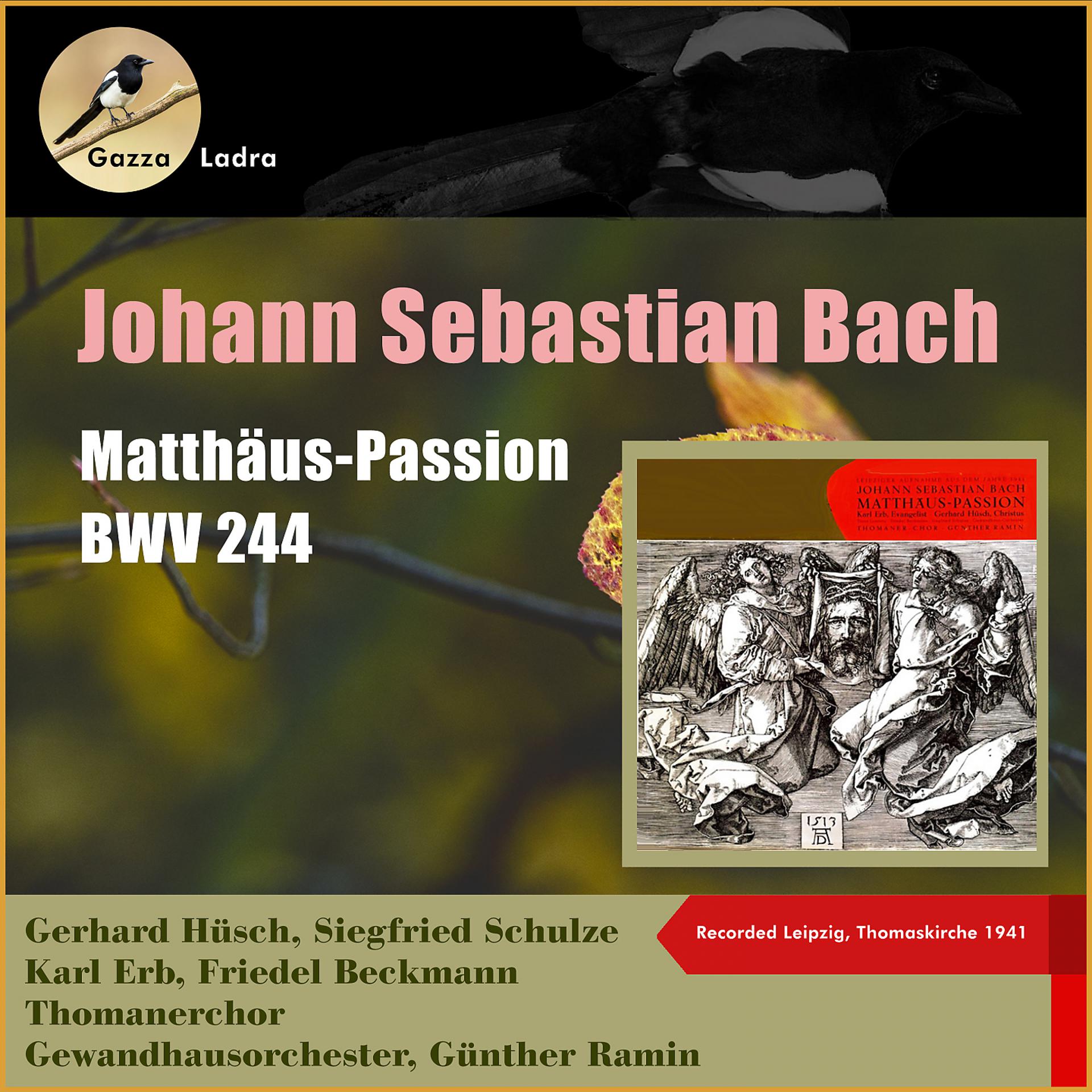 Постер альбома Johann Sebastian Bach - Matthäus-Passion, BWV 244