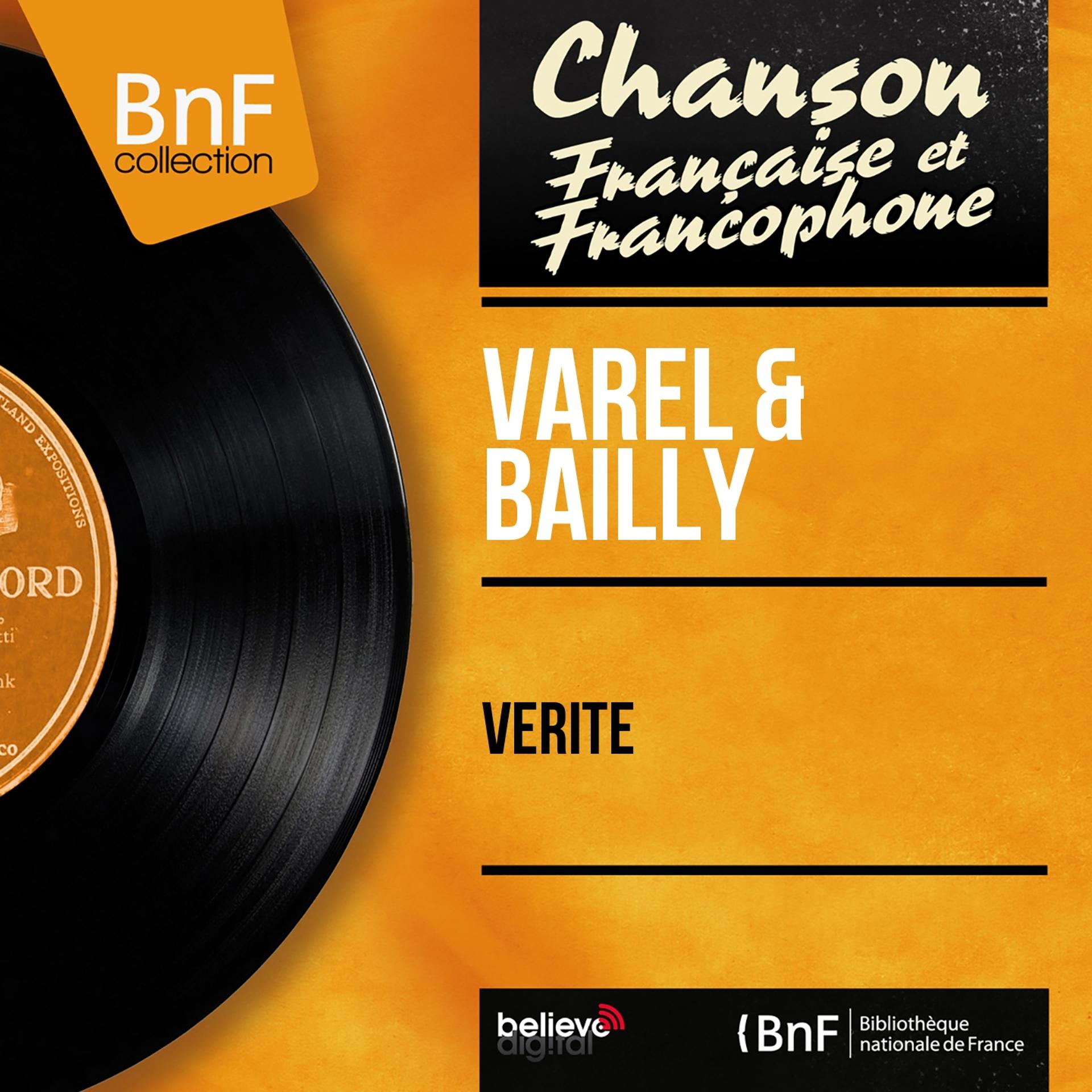 Постер альбома Vérité (Mono Version)