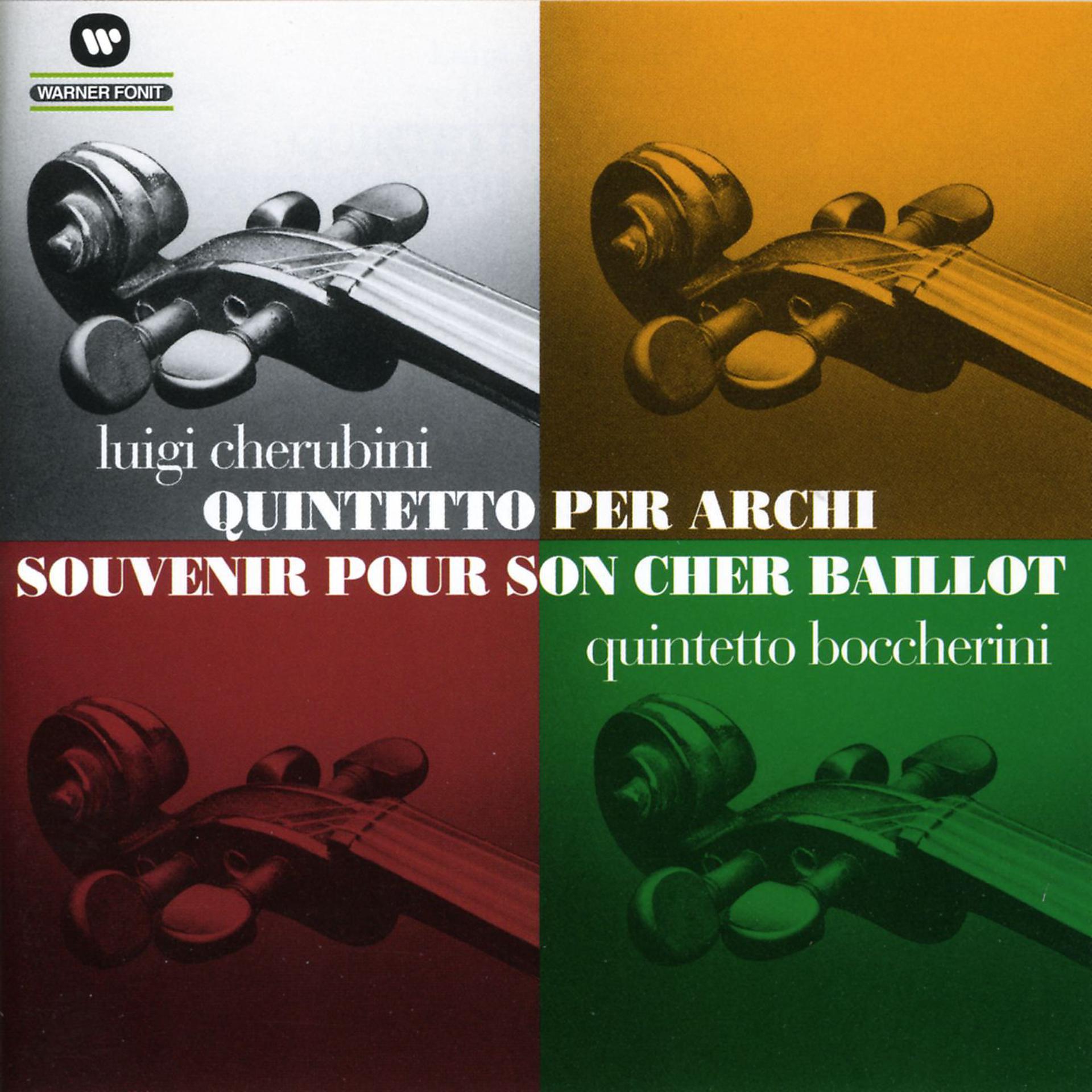Постер альбома Quintetto Per Archi-Souvenir Pour Son Cher Baillot