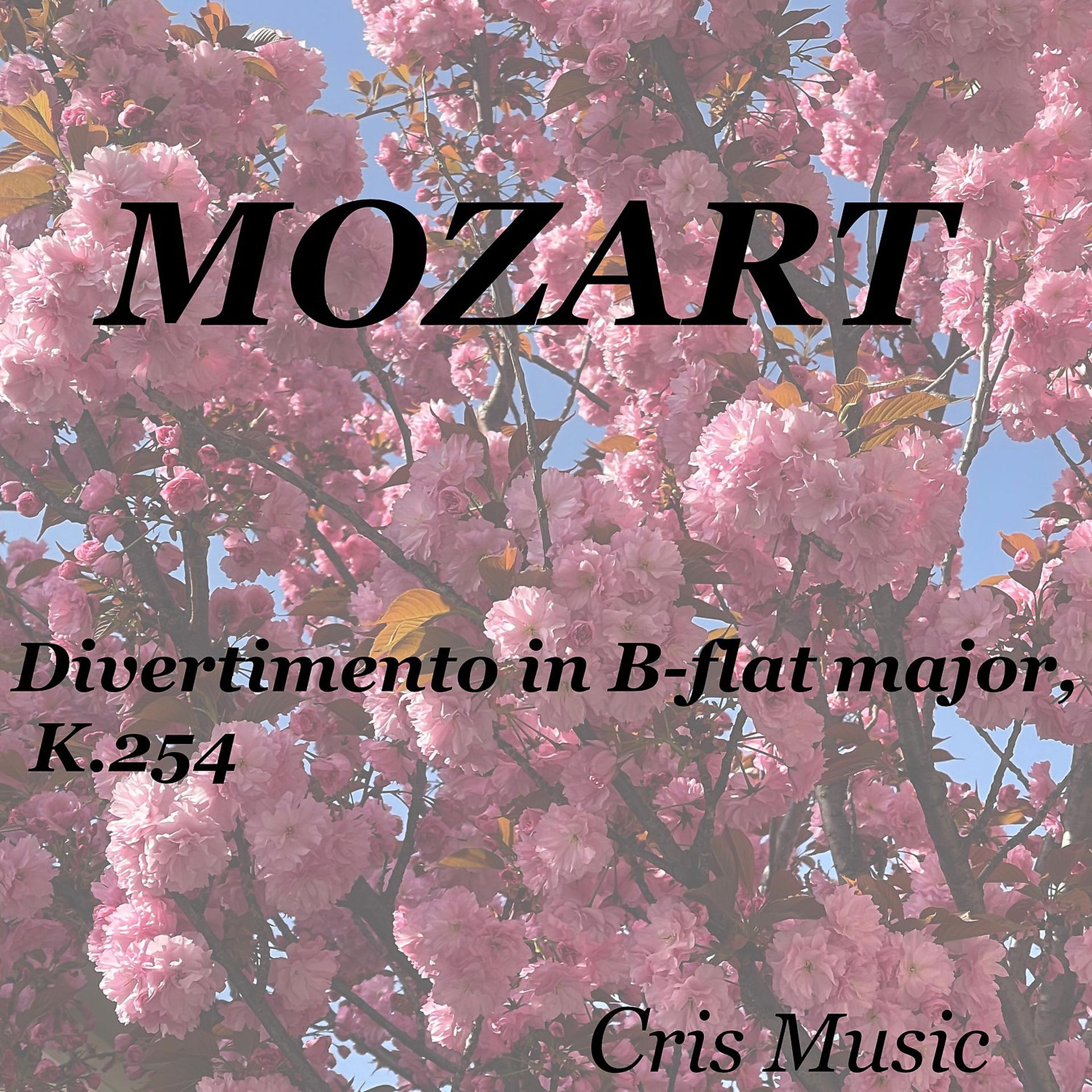 Постер альбома Mozart: Divertimento in B-flat major, K.254