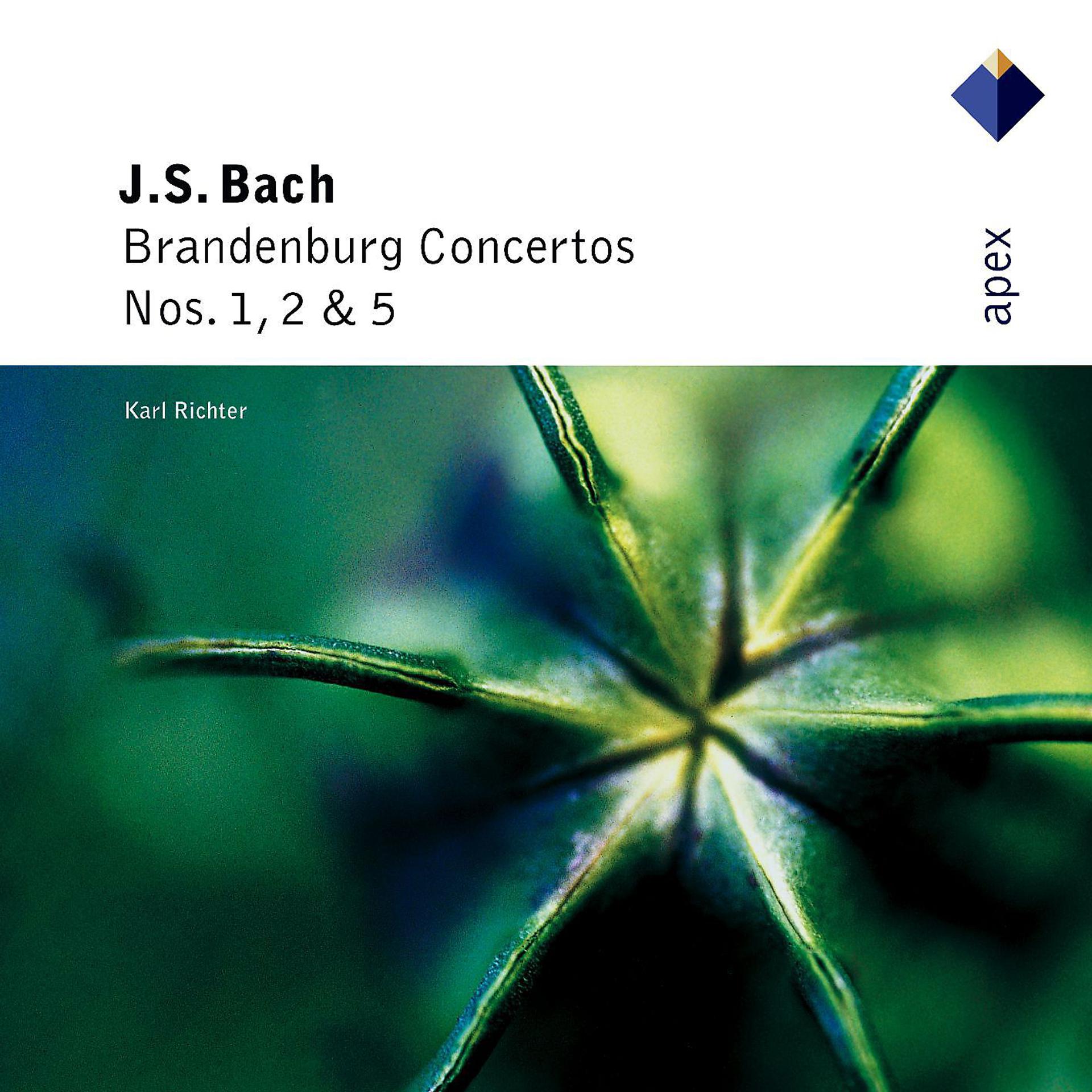Постер альбома Bach, JS : Brandenburg Concertos Nos 1, 2 & 5  -  Apex