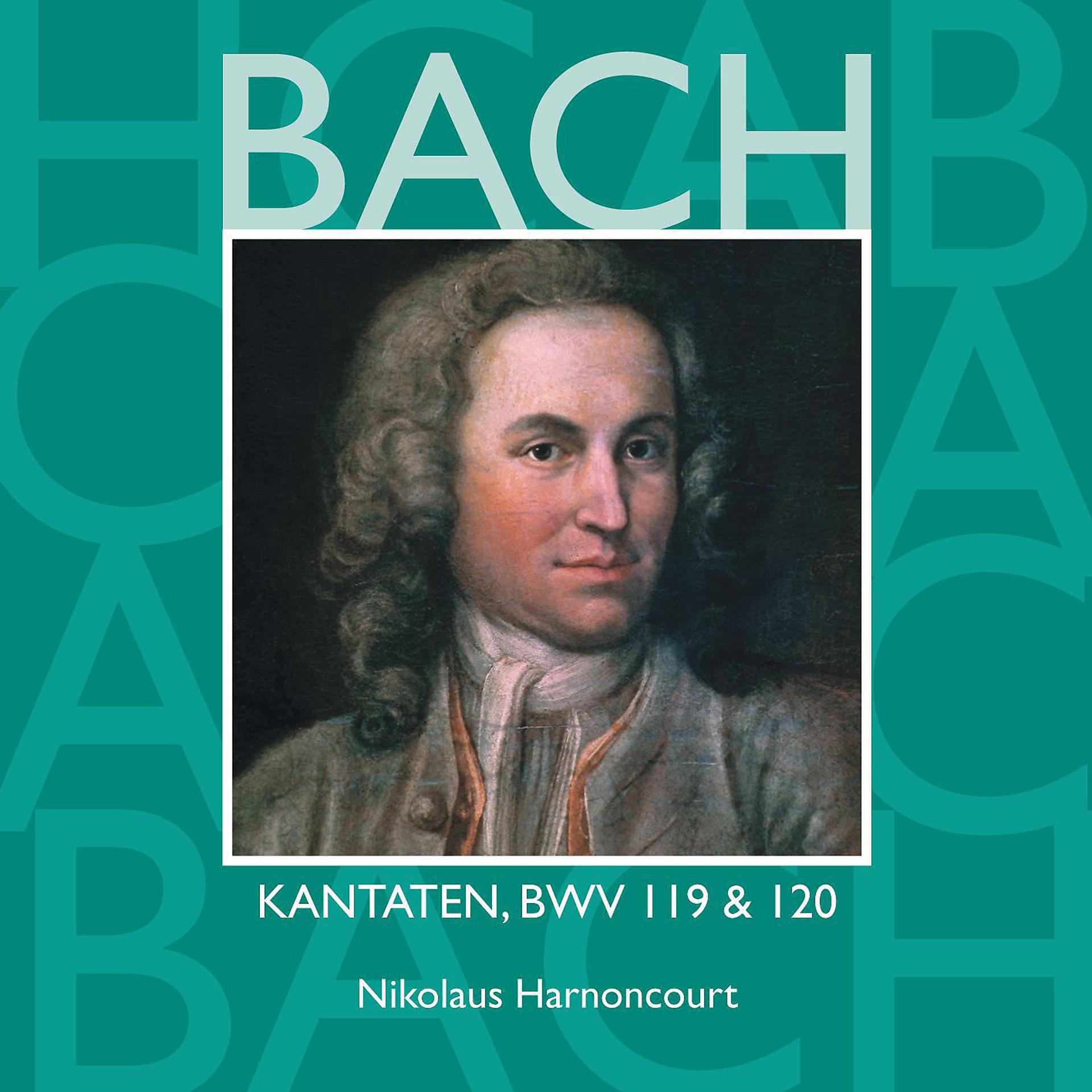 Постер альбома Bach, JS : Sacred Cantatas BWV Nos 119 & 120