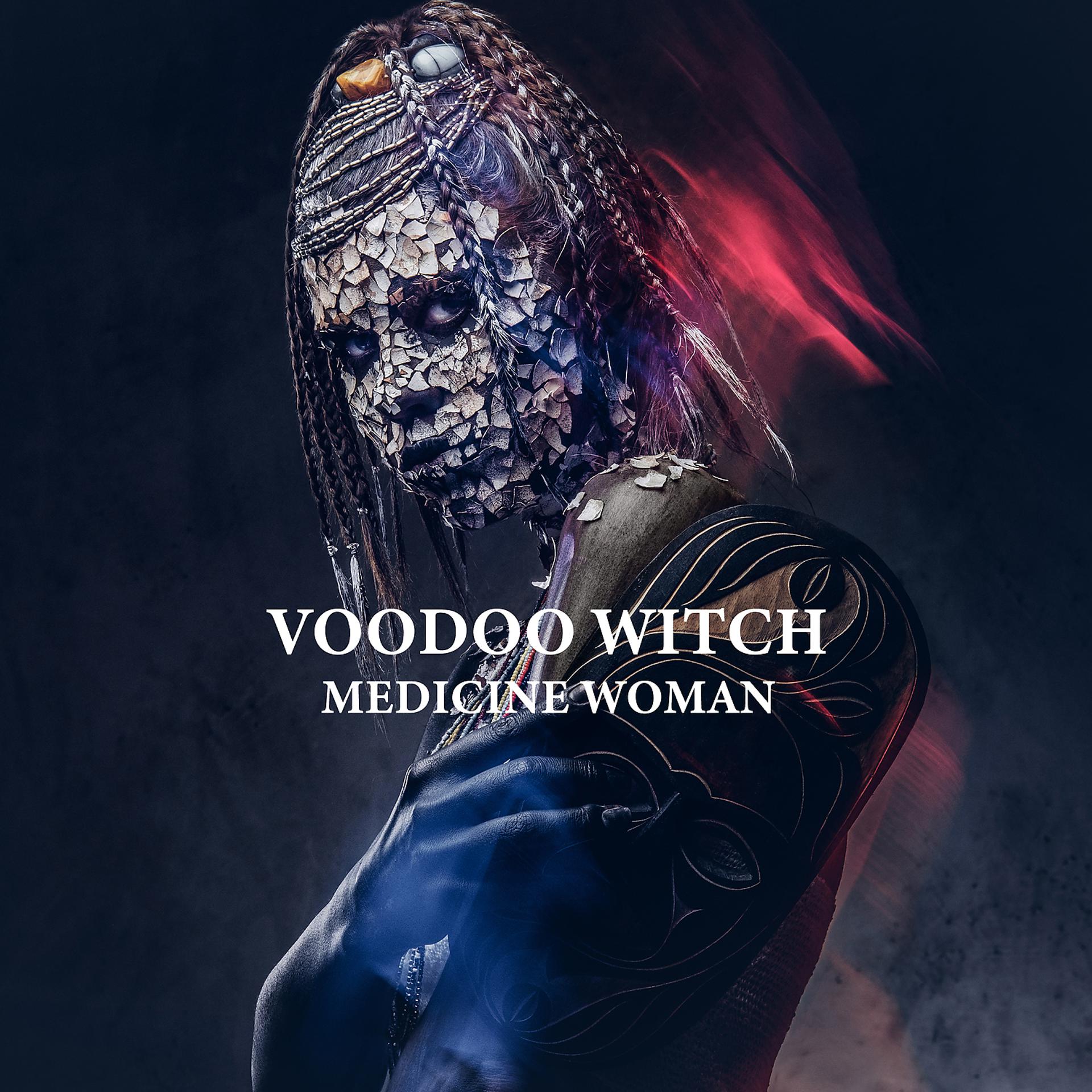 Постер альбома Voodoo Witch: Medicine Woman Gives Healing During Transformative Ceremony, African Traditional Tribal with Drums