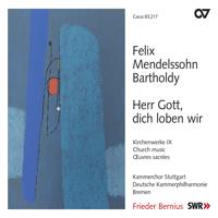 Постер альбома Mendelssohn: Herr Gott, dich loben wir. Kirchenwerke IX