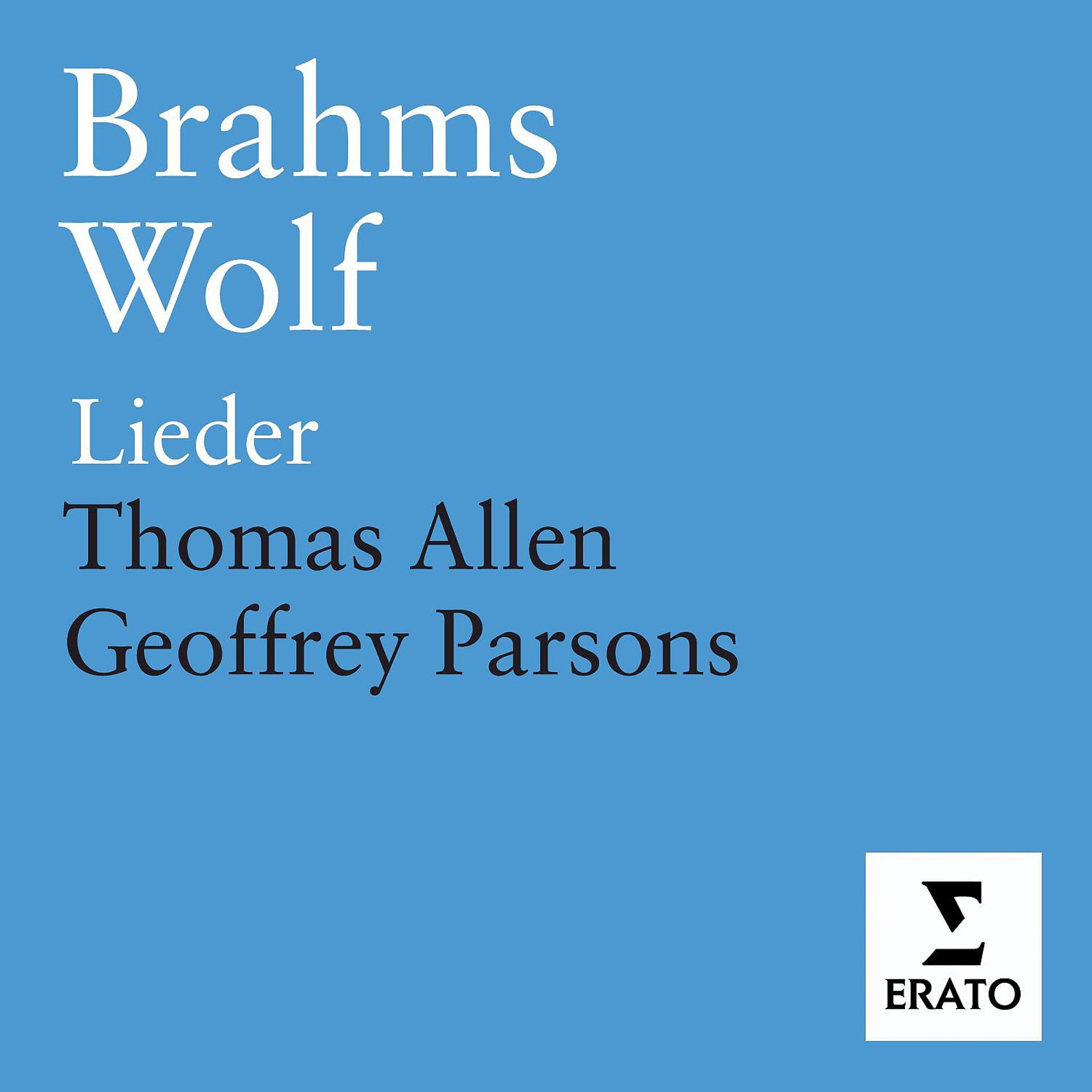 Постер альбома Brahms & Wolf - Lieder