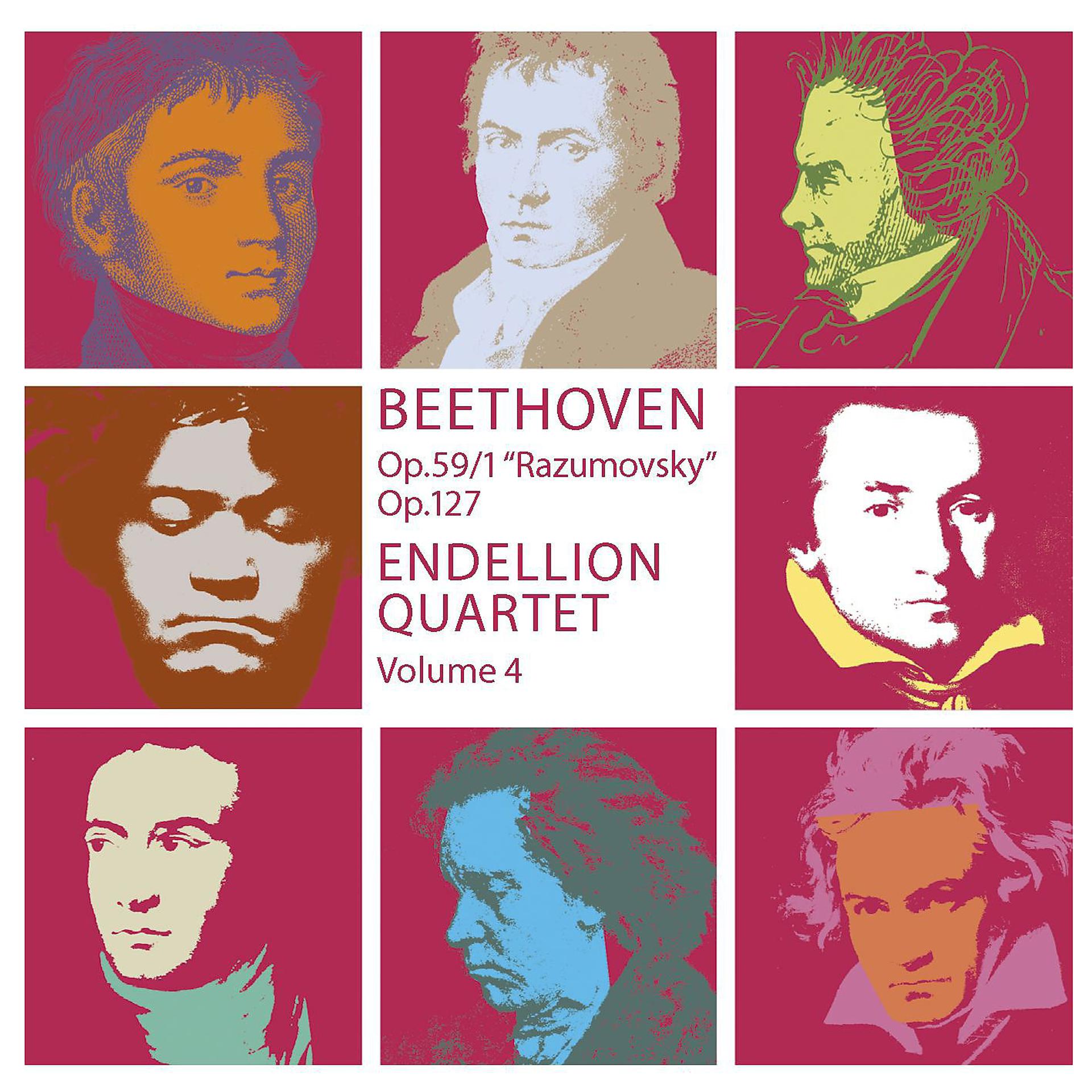 Постер альбома Beethoven: String Quartets Op. 59 No. 1 "Razumovsky" & Op. 127