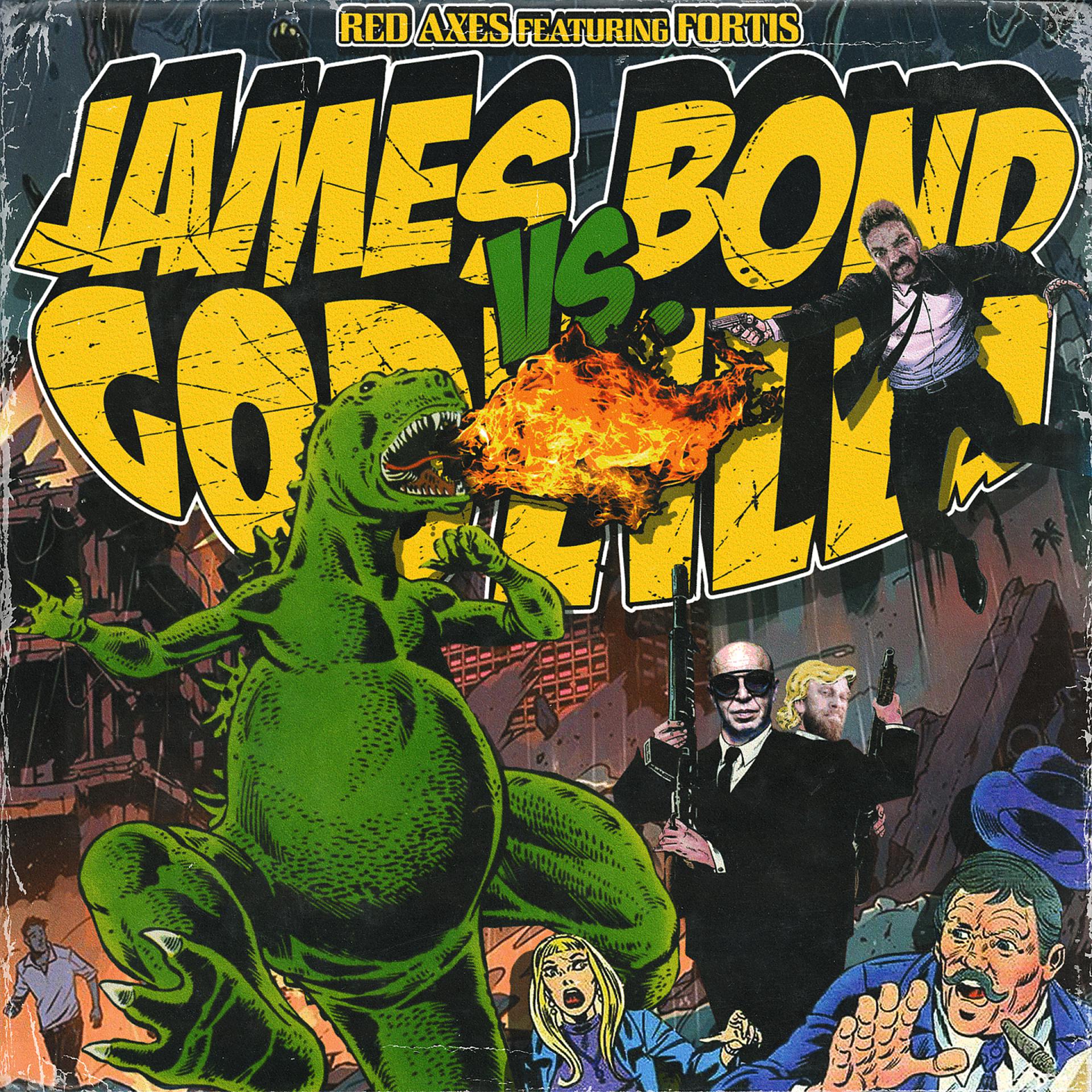 Постер альбома James Bond Vs. Godzilla
